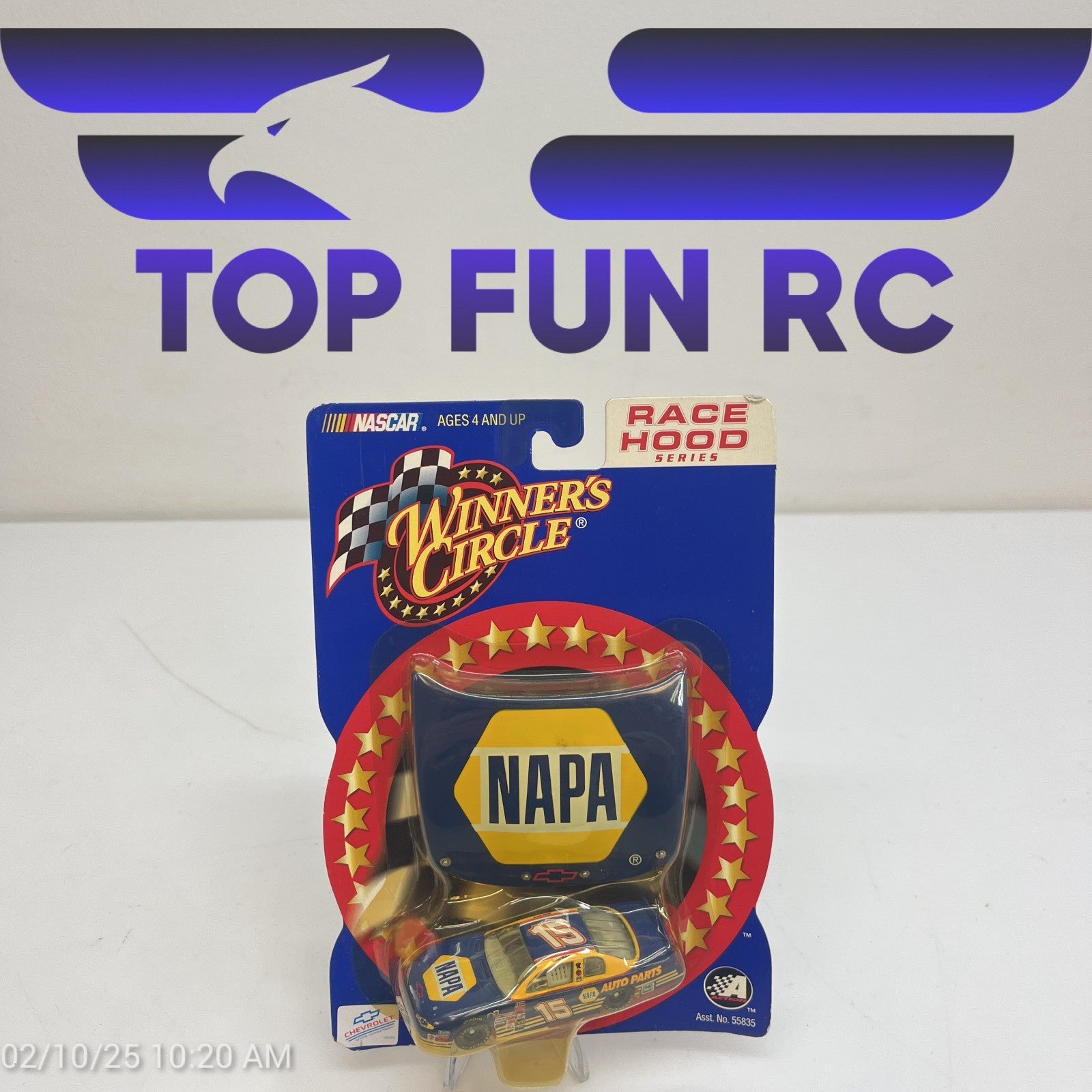 Winners Circle Michael Waltrip #15 Napa Race Hood Series