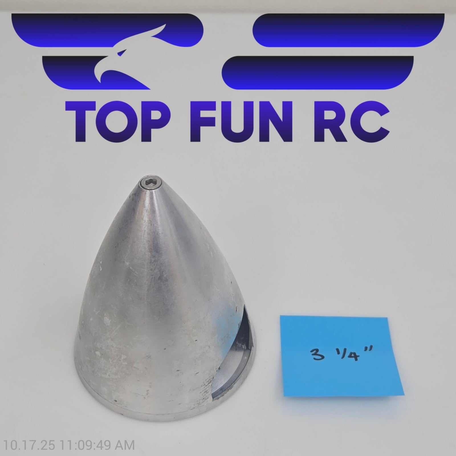 RC Aluminum Spinner 2 Blade 3 1/4" For Model Airplanes