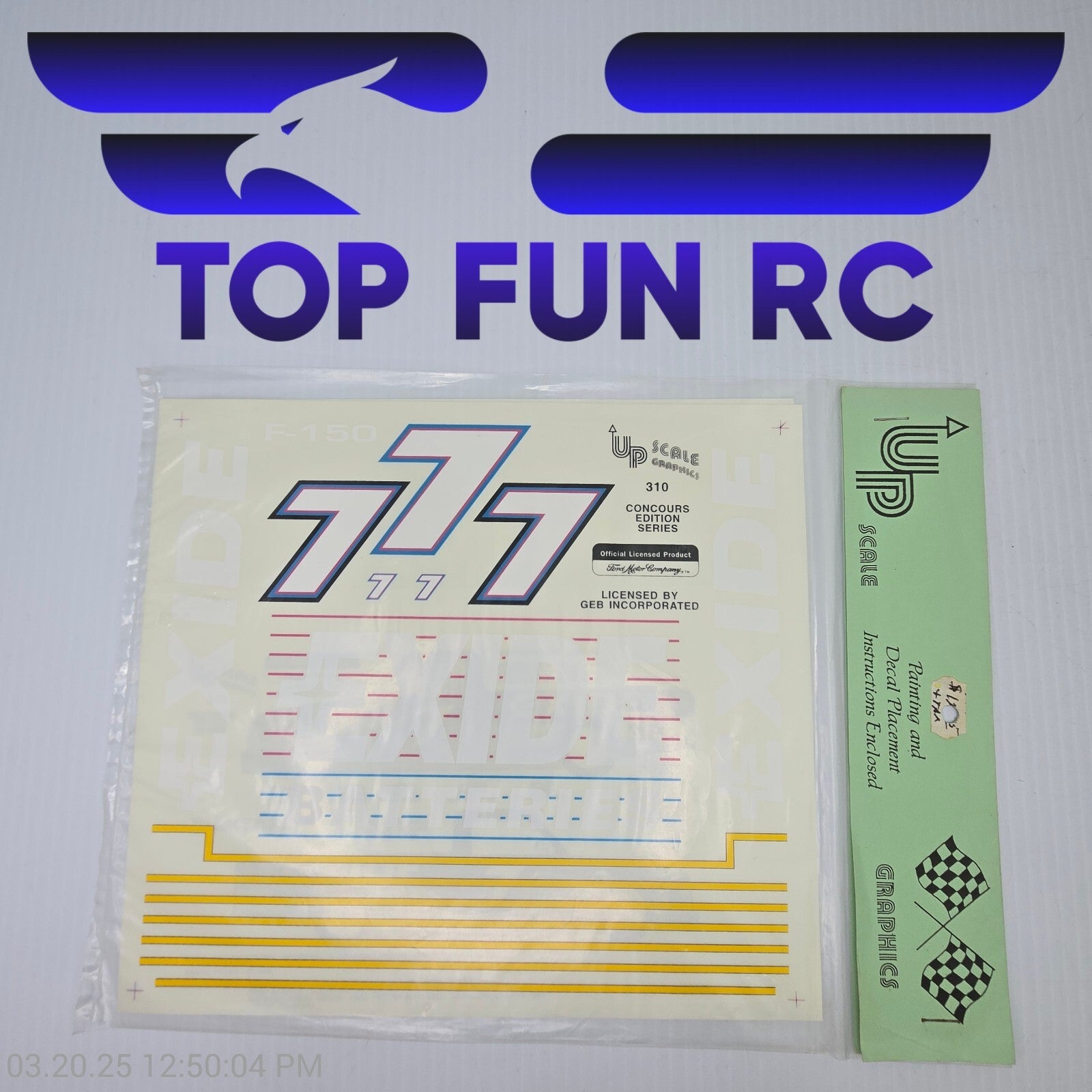 Upscale Graphics #310 Concours Edition Series Ford Stock Car 1/10 Scale