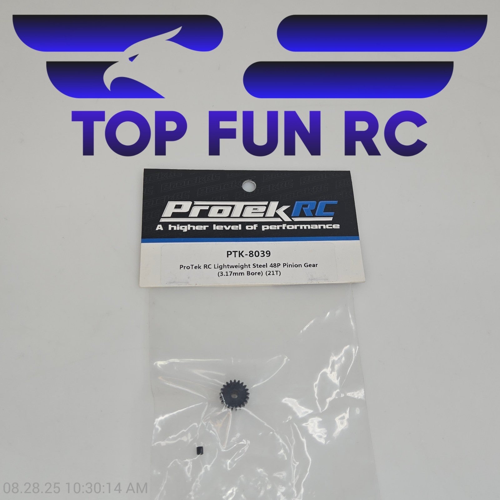 ProTek RC PTK-8039 Lightweight Steel 48P Pinion Gear (3.17mm Bore) (21T)