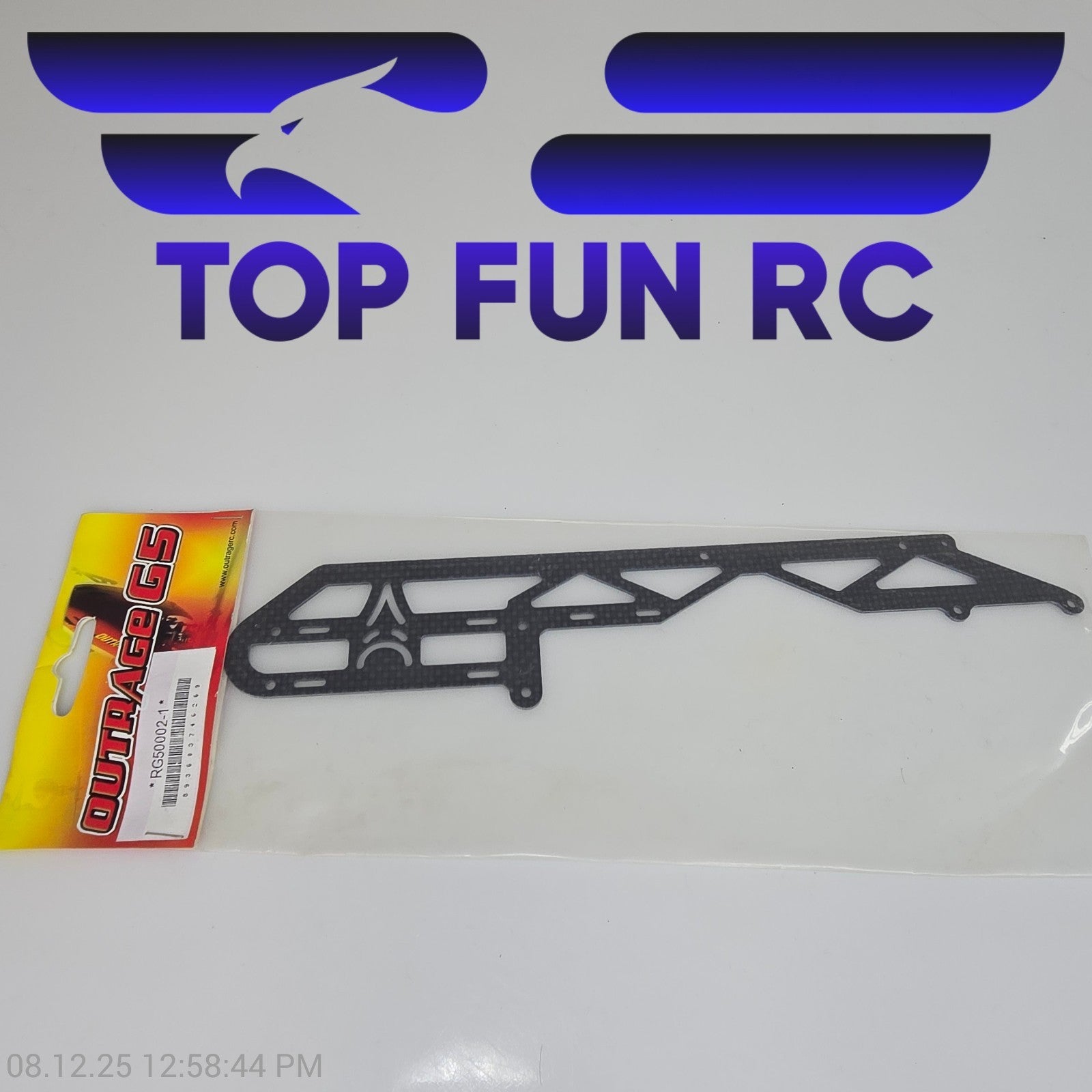 Outrage RG50002-1 Carbon Fiber Side Frame Bottom For G5 Helicopter