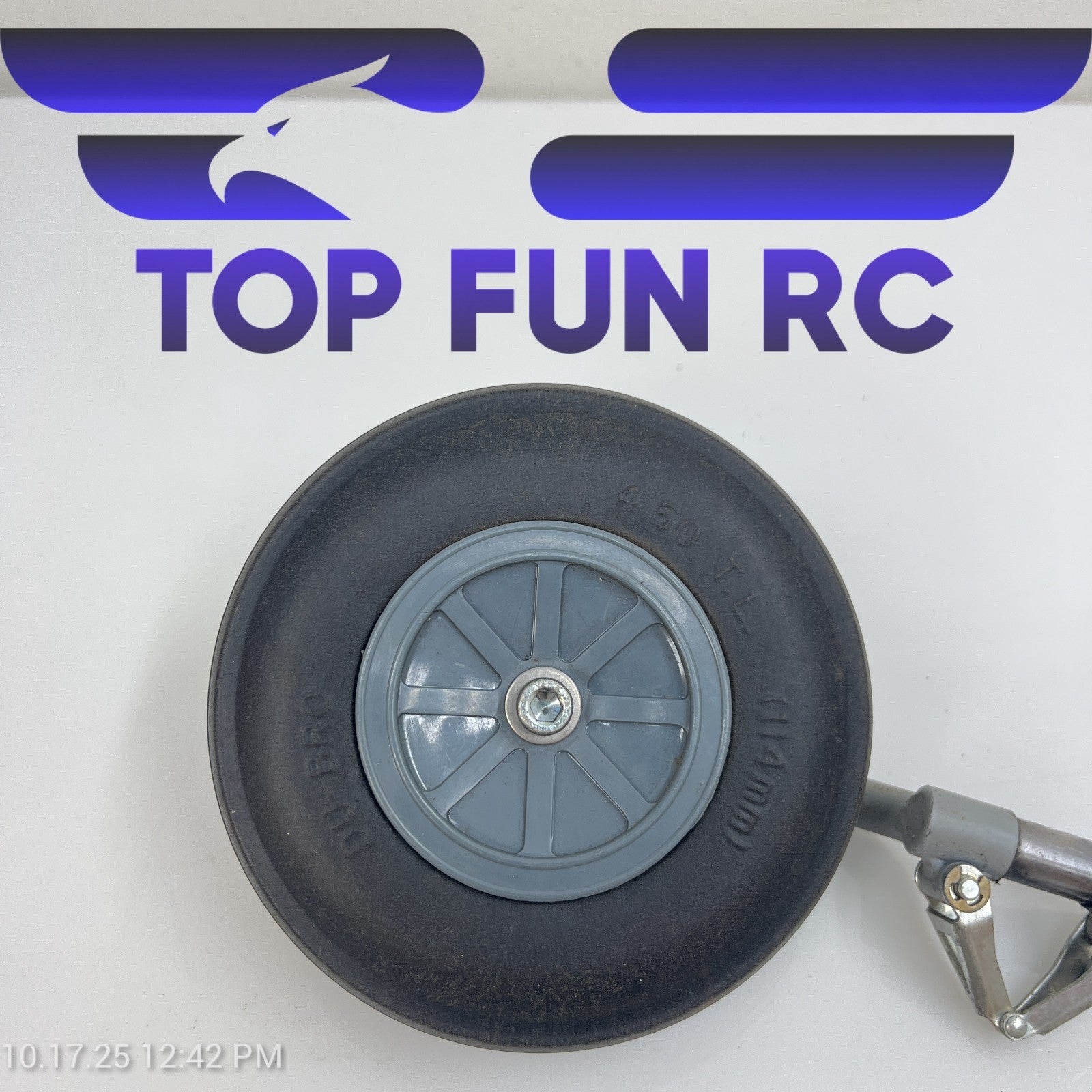 Robstrut Offset 6 1/2" xWheel/Tire 4 1/2"x 1/4" Shaft