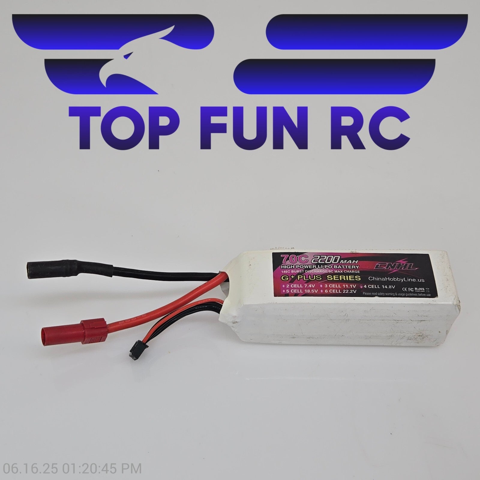 CNHL 2200MAH 4S 14.8V 70C Lipo Battery All Cells Balanced