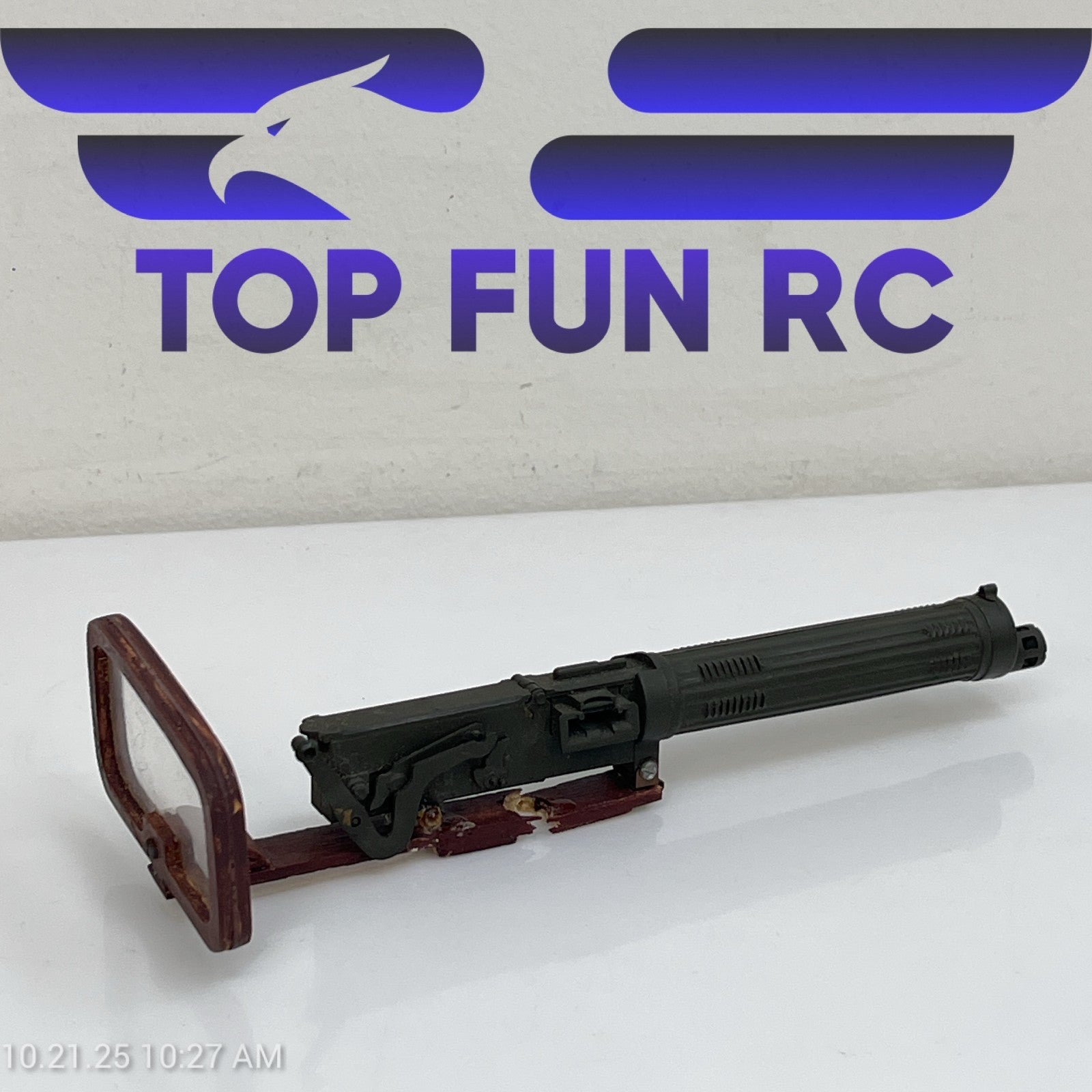Vickers Aircraft 7-1/3 Scale Machine gun w/Windscreen UNK manufacture