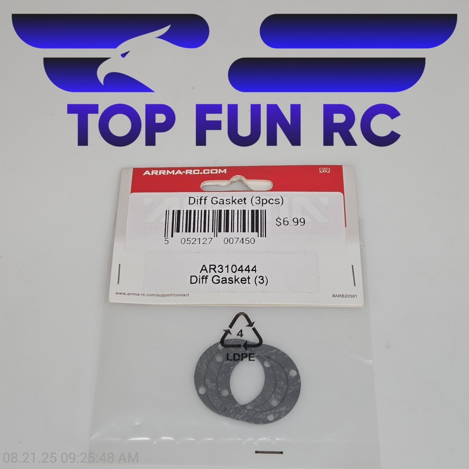 Arrma AR310444 Differential Gasket (3)