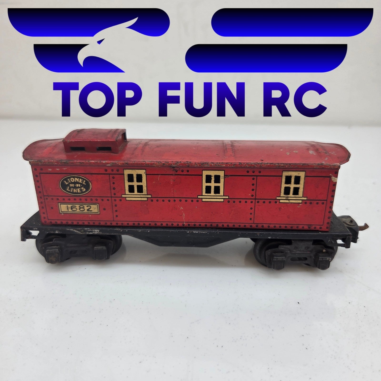 Lionel 027 Gauge Pre-War All Metal Lionel RR Lines 1682 Cupula Caboose