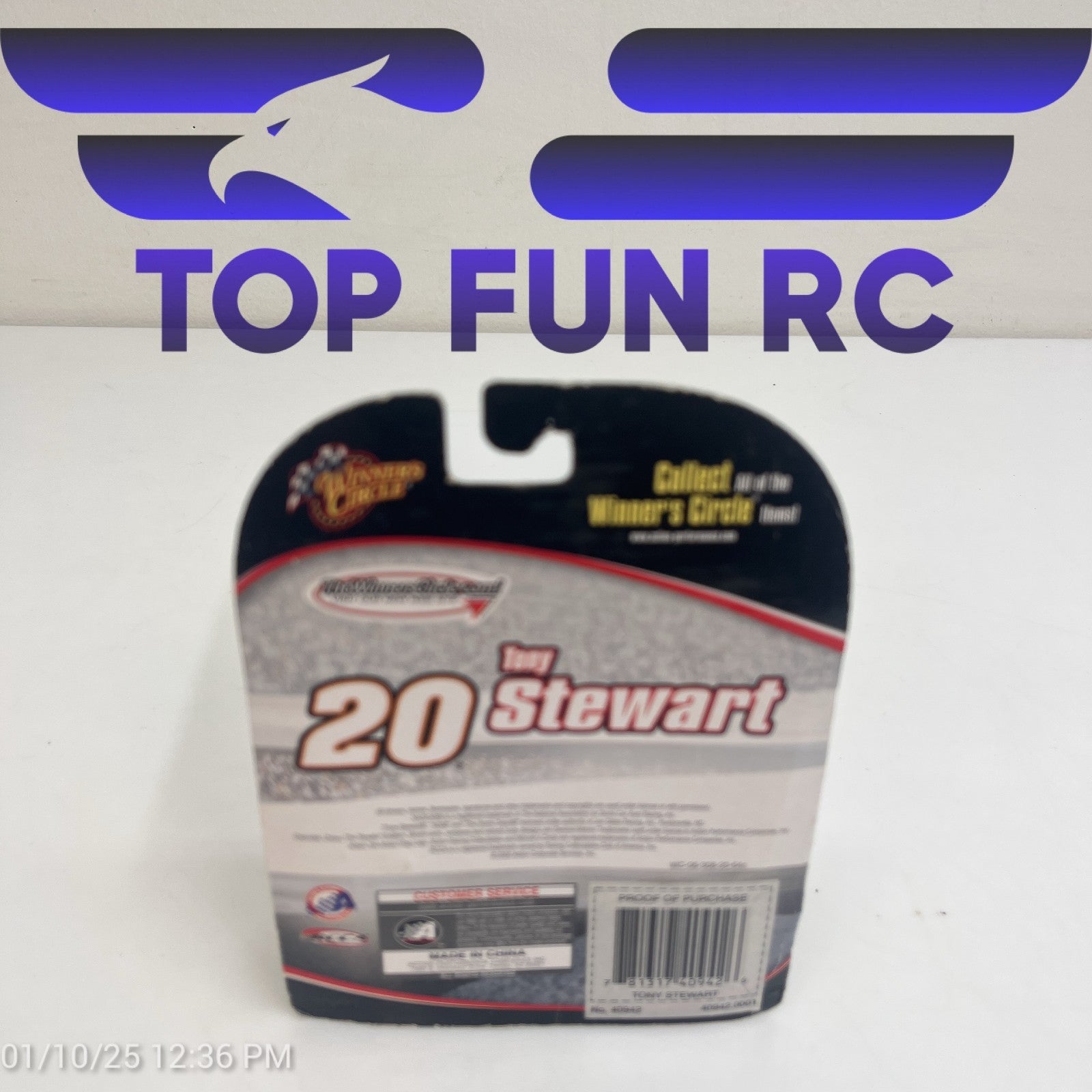 Winners Circle Tony Stewart 2006 Nascar Cup Schedule Hood Series #20 Diecast