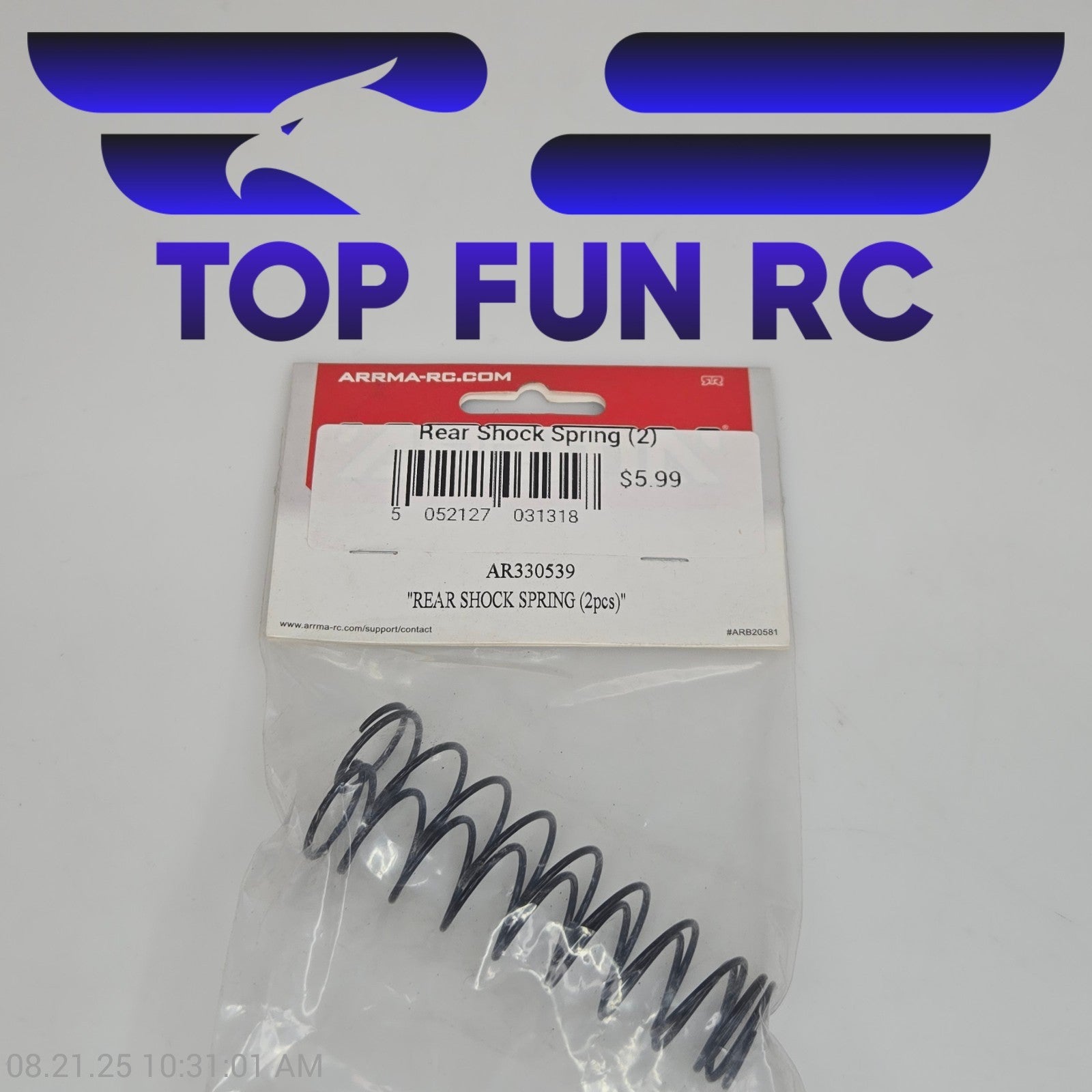 Arrma AR330539 Rear Shock Spring (2pcs)