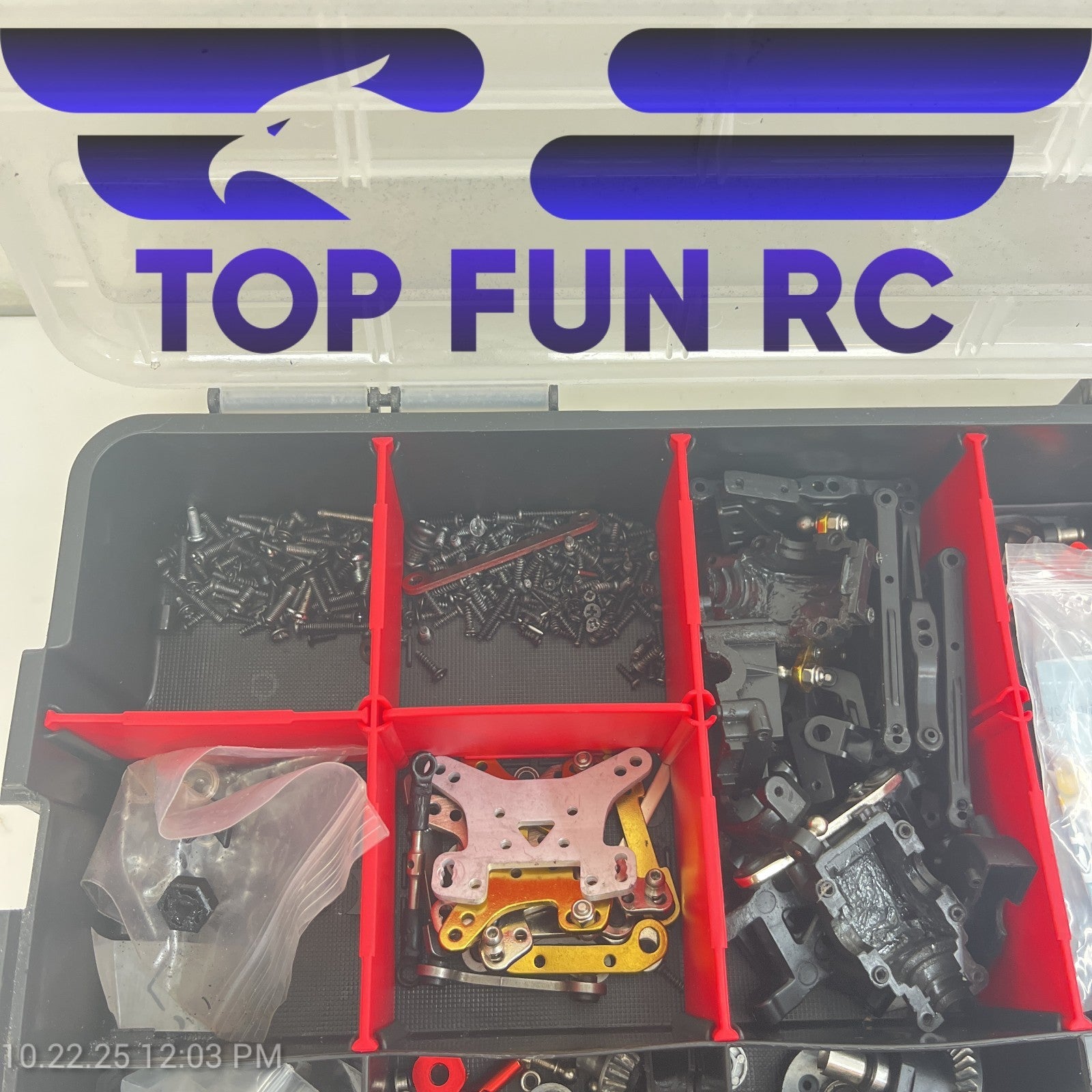 RC Assorted Rear Differential Gears, Shock Bodies, Turnbuckles & Various Screws