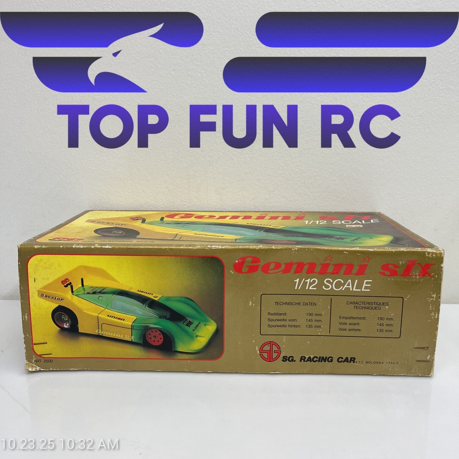 SG Racing Gemini SLX 1/12 Scale Partially Assembled w/ Original Box