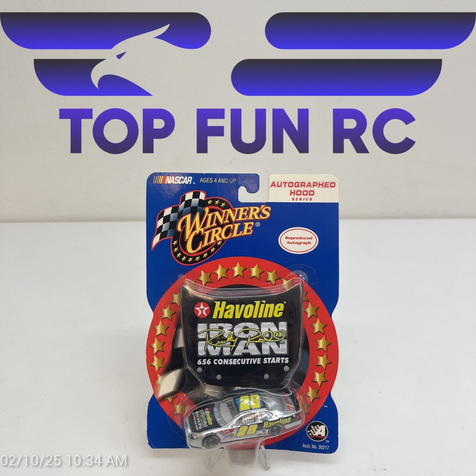 Winners Circle Ricky Rud Havoline Iron Man 656 Consecutive Starts #28