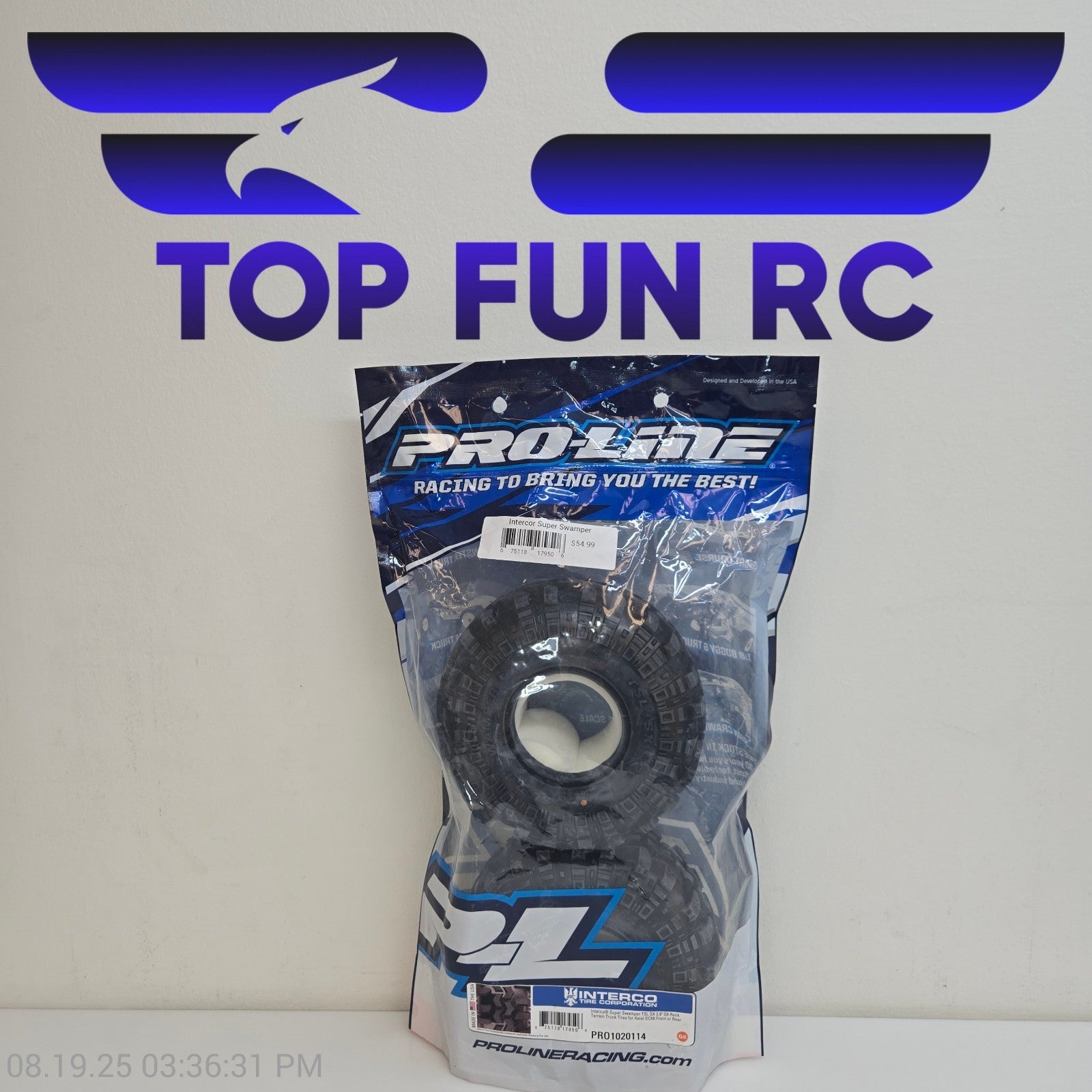 Pro-Line #10201-14 Interco Tire Corp Super Swamper Tires For Axial SCX6 F/R