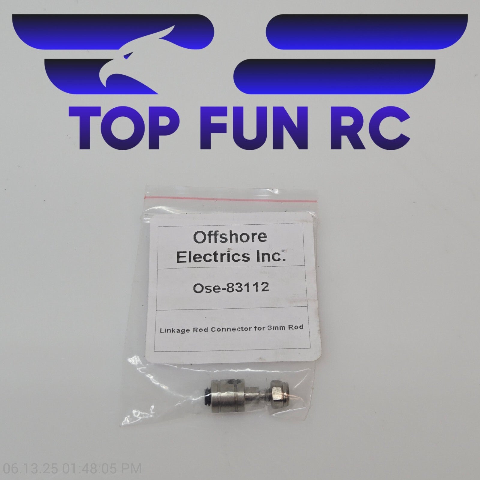 OSE Boat Parts OSE-83112 Linkage Rod Connector For 3mm Rod