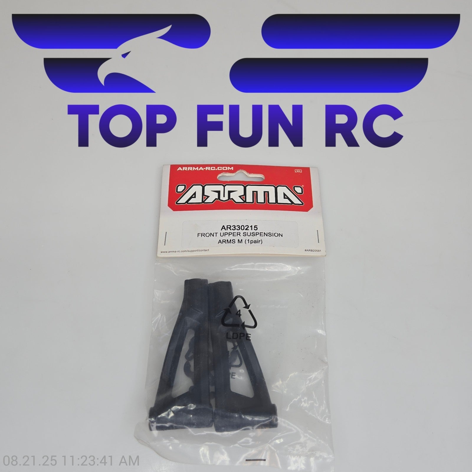 Arrma AR330215 Front Upper Suspension Arms M (1 Pair)
