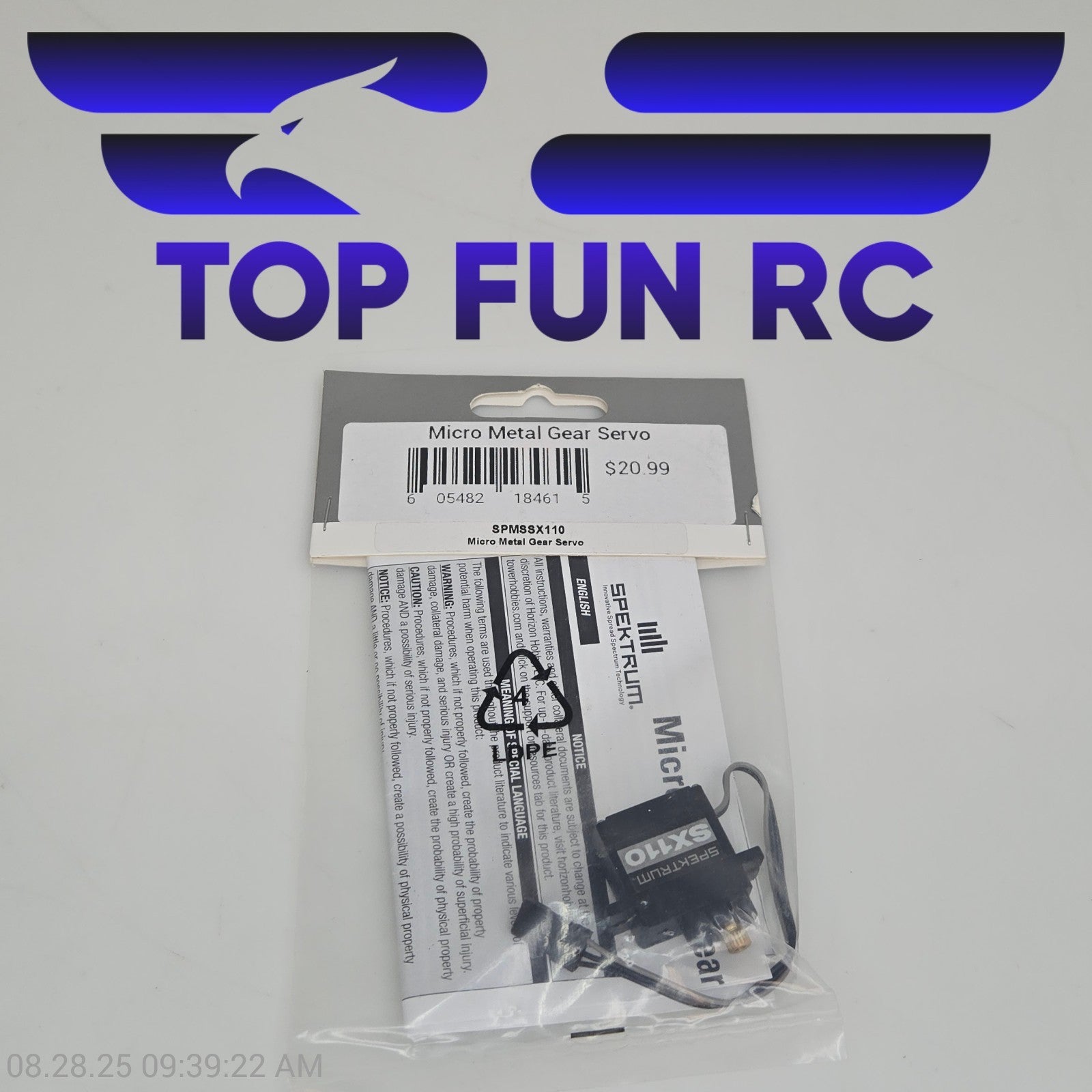 Spektrum SPMSSX110 Micro Metal Gear Servo