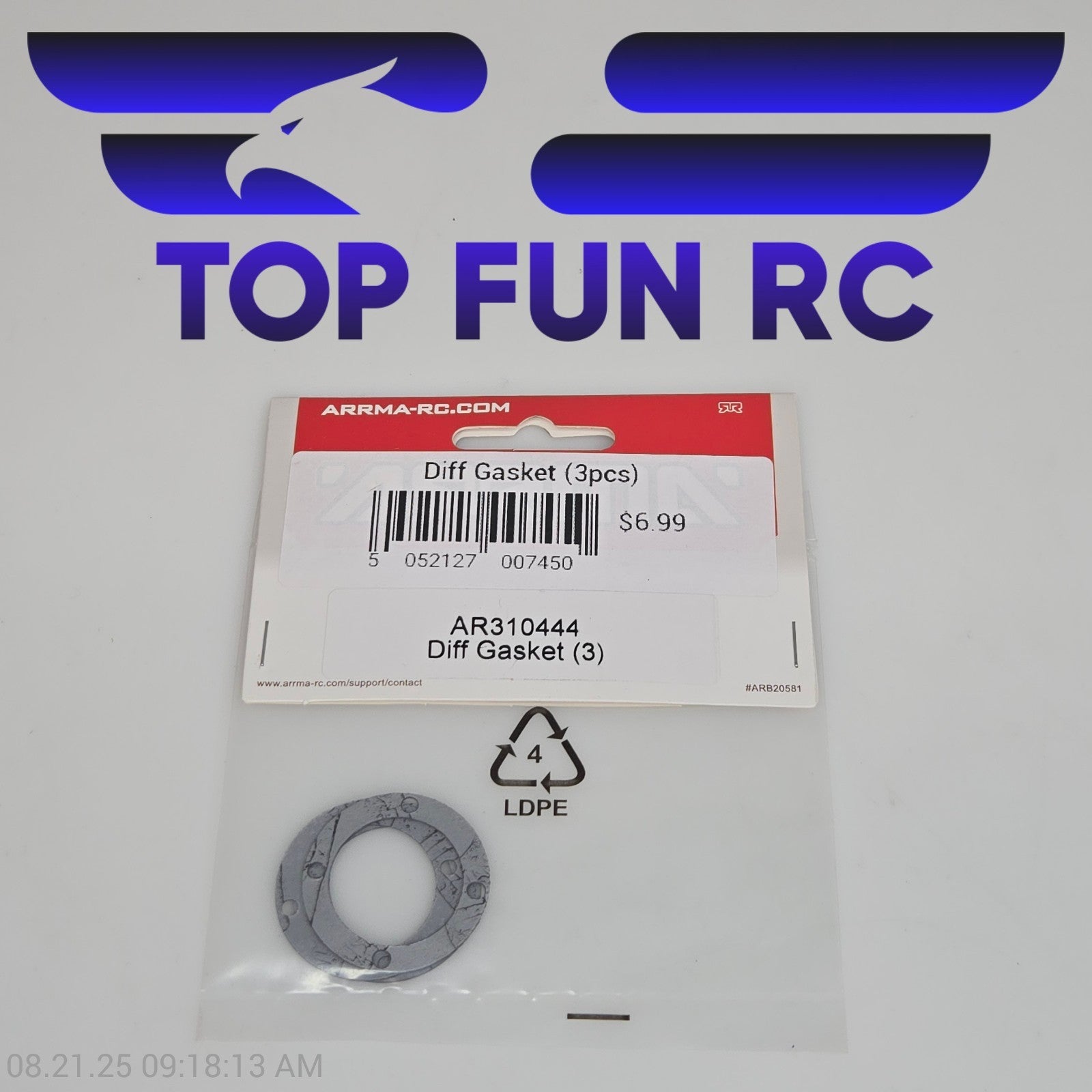 Arrma AR310444 Differential Gasket (3)