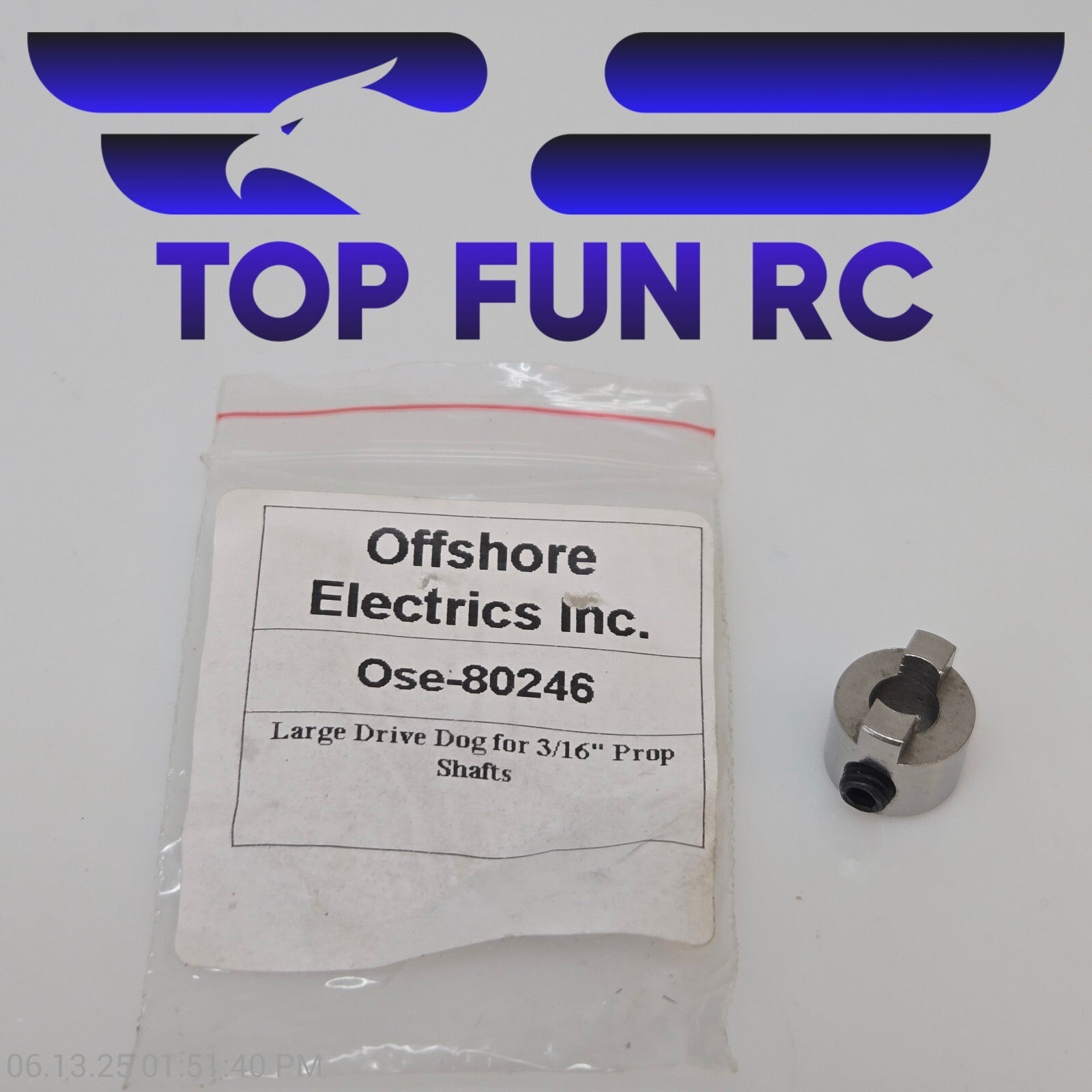 OSE Boat Parts OSE-80246 Large Drive Dog For 3/16" Prop Shafts