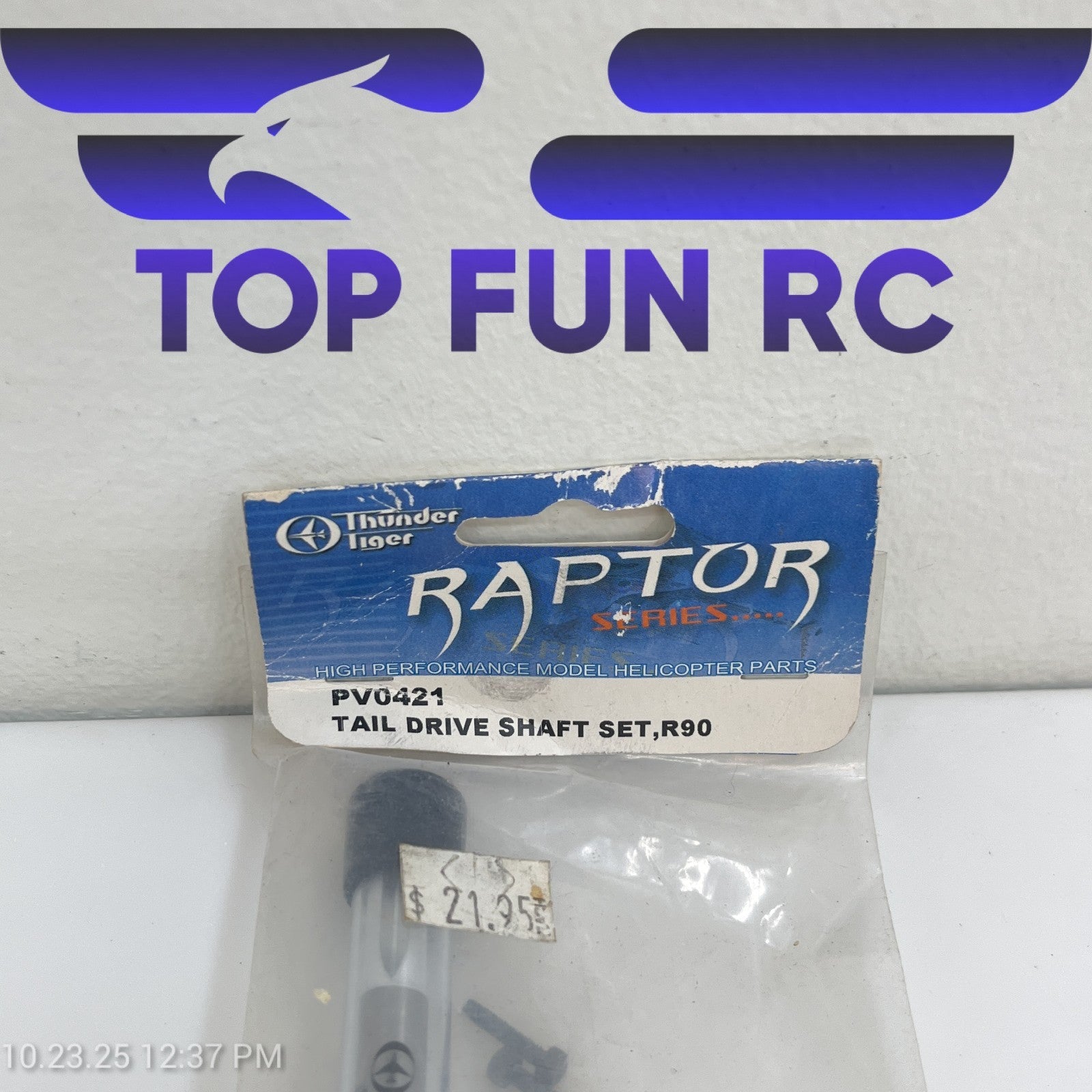 Thunder Tiger PV0421 Tail Drive Shaft Set For R90 Raptor Series Helicopter