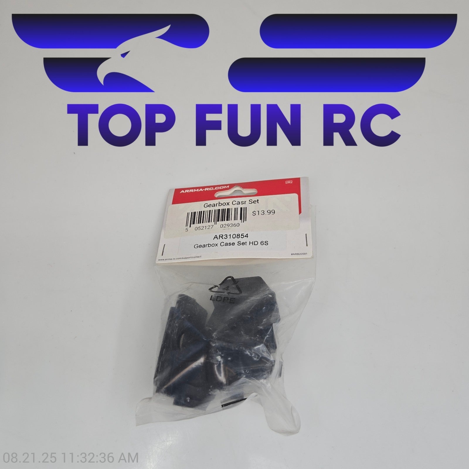 Arrma AR310854 Gearbox Case Set HD For 6s