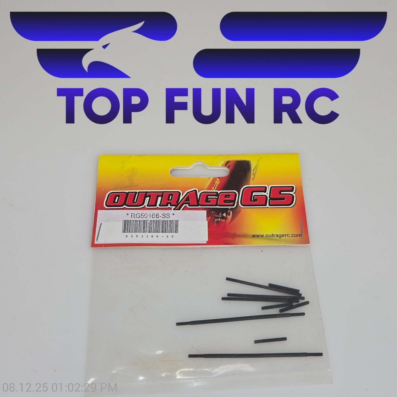 Outrage RG50166-SS Linkage Rod Complete Set (9 pcs) For G5 Helicopter