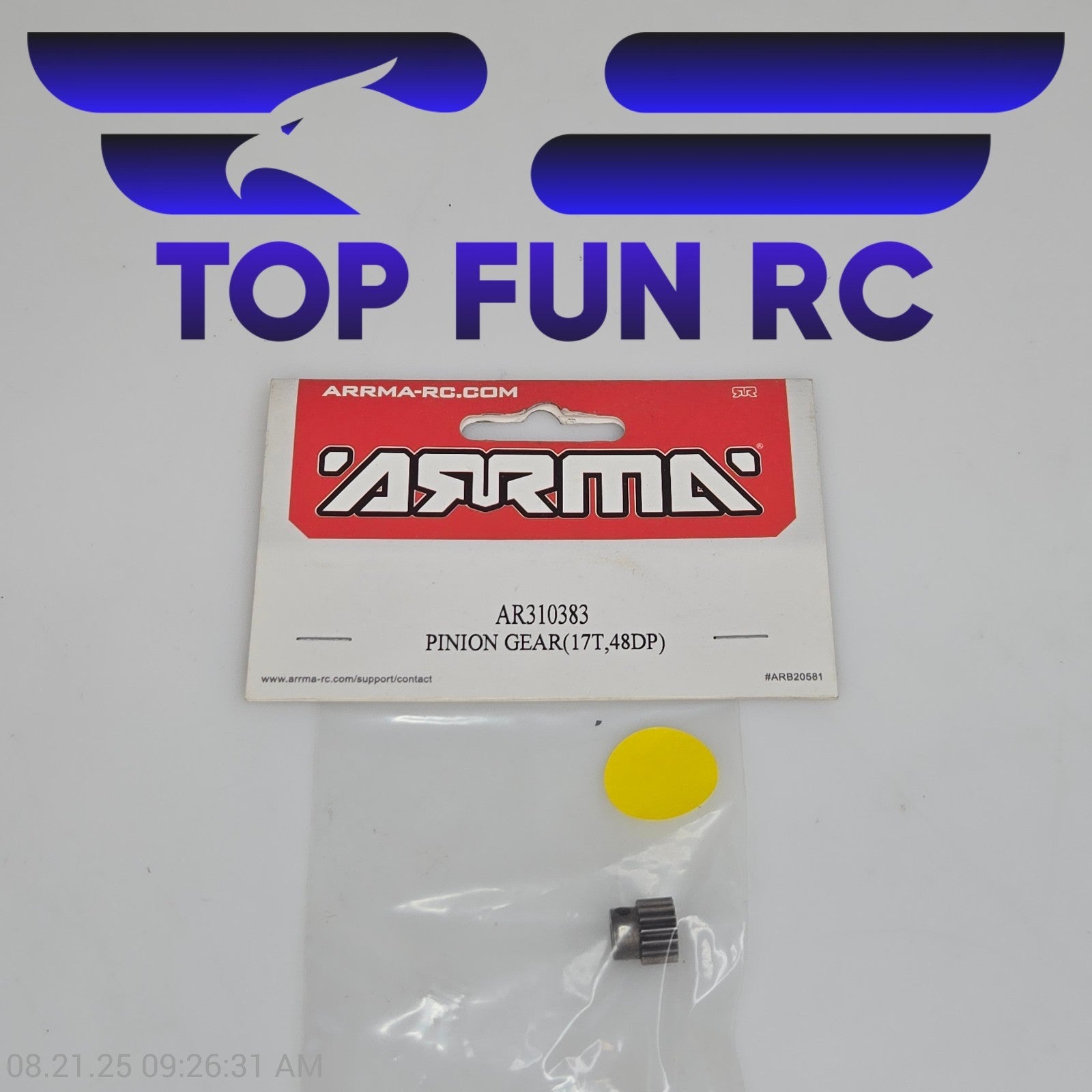 Arrma AR310383 Pinion Gear 17T, 48DP