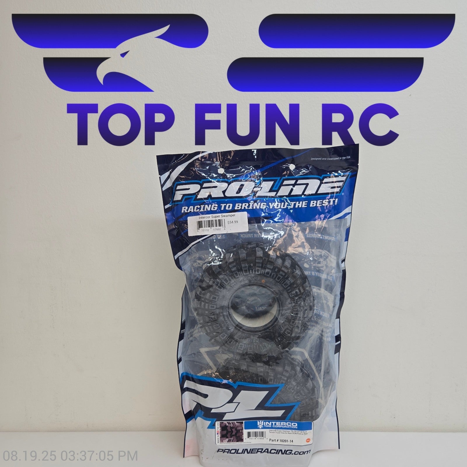Pro-Line #10201-14 Interco Tire Corp Super Swamper Tires For Axial SCX6 F/R
