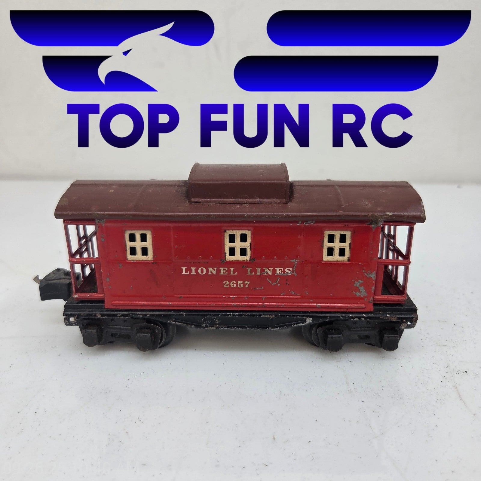 Lionel O-Gauge 2657 Prewar Red Caboose