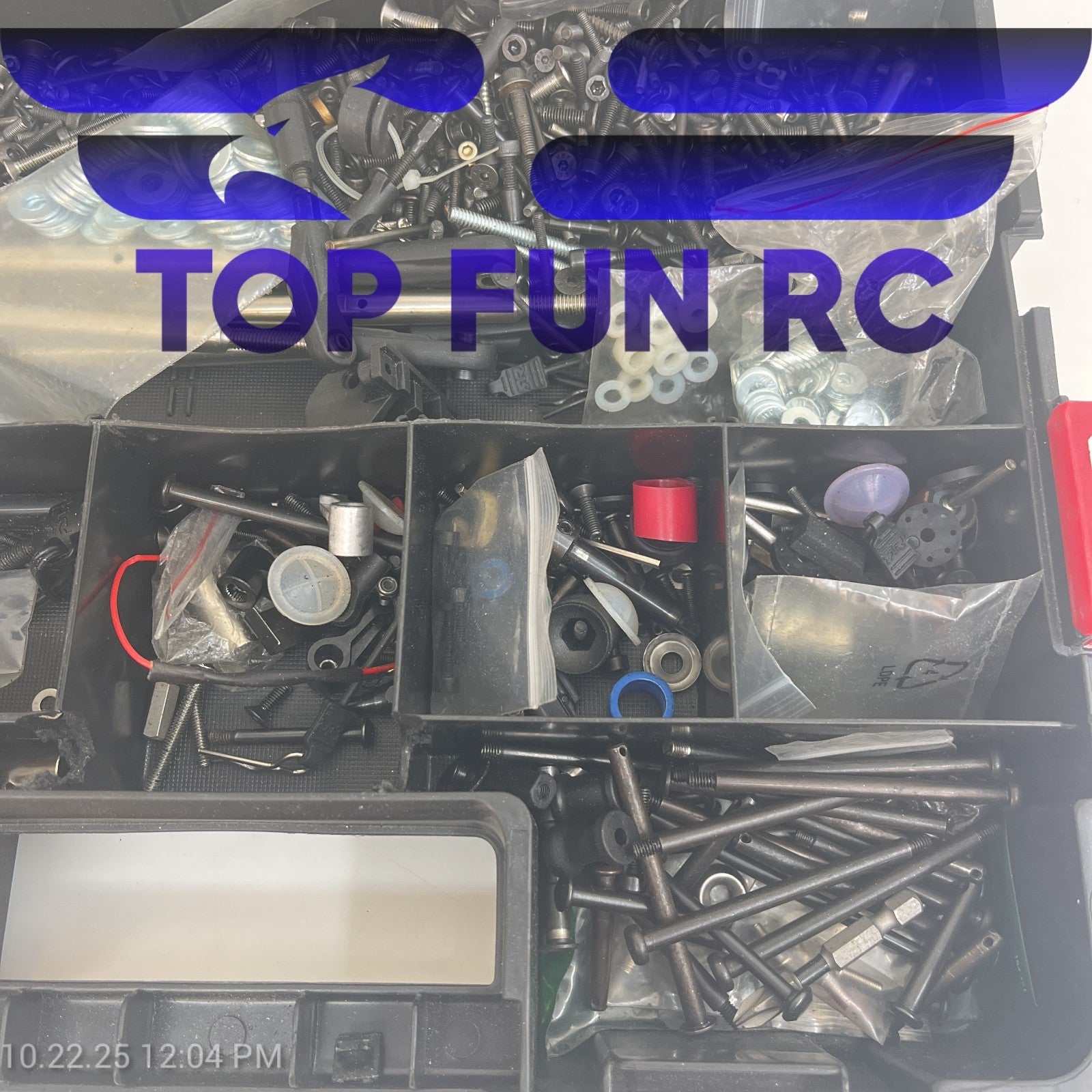 RC Assorted Parts Mounting Pins, Spacers, Hinge Pins & Various Screws Misc.