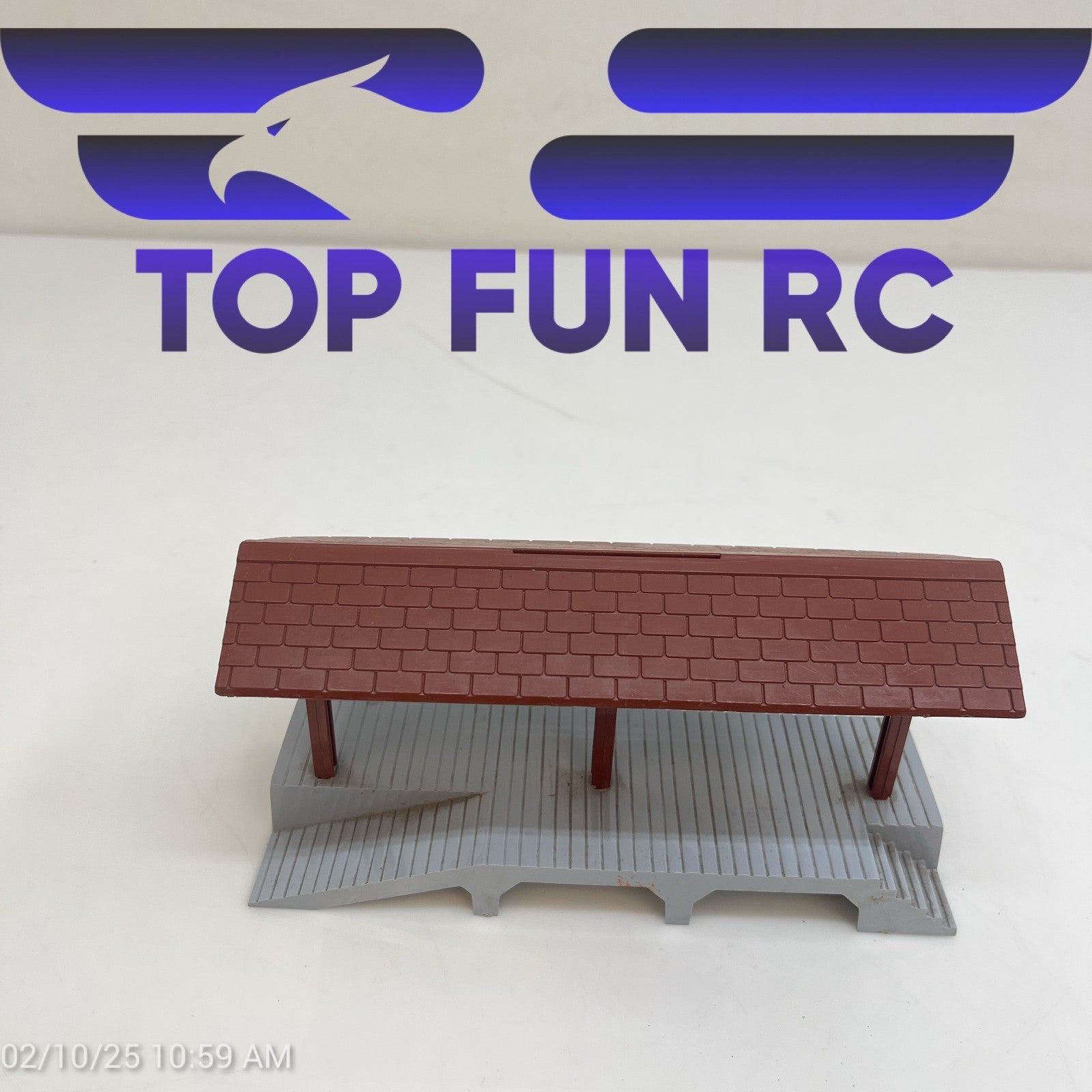 Plasticville HO-Gauge USA Freight Station Kit LM-3 Assembled
