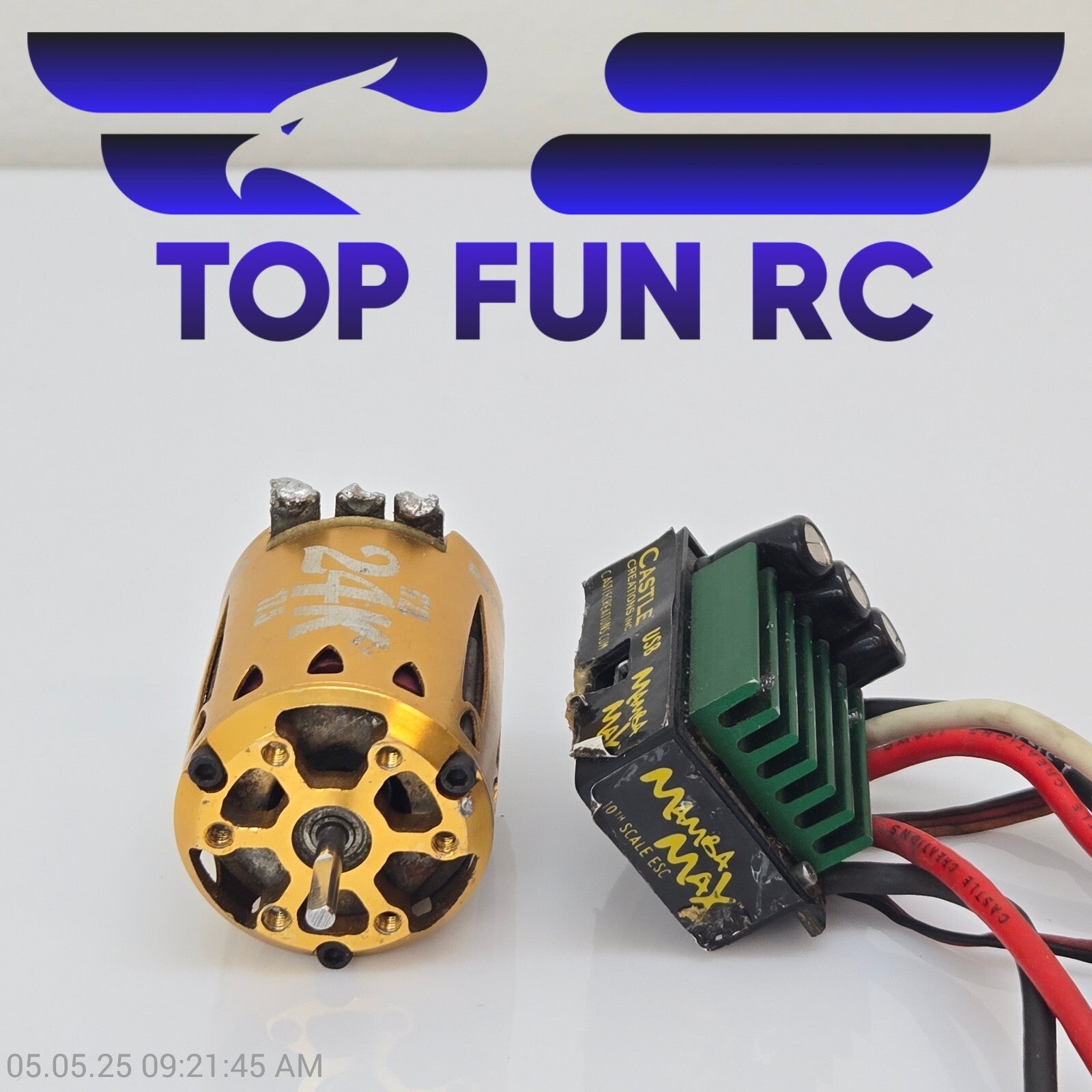 Revtech RC 24k- 17.5 Brushless, Sensored w/ Castle Mamba Max Pro ESC 1/10 Scale