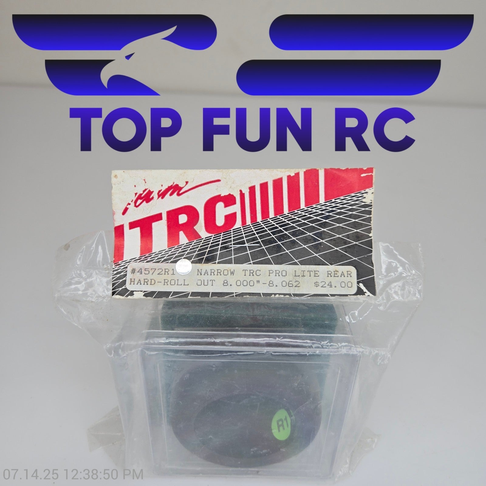 TRC 4572R1 Narrow Rear Hard Roll Out Tire Wheel For Pro Lite