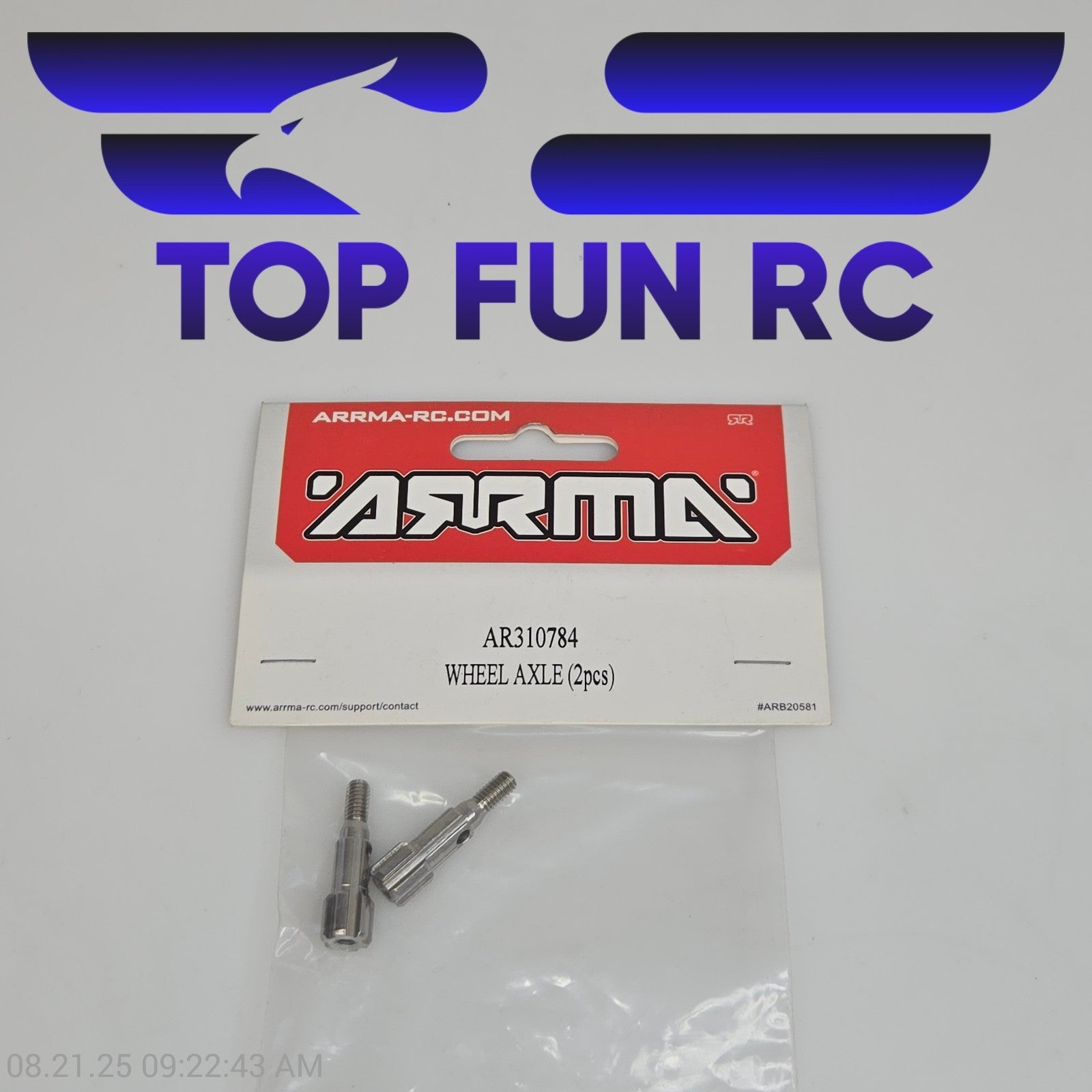 Arrma AR310784 Wheel Axle (2pcs)