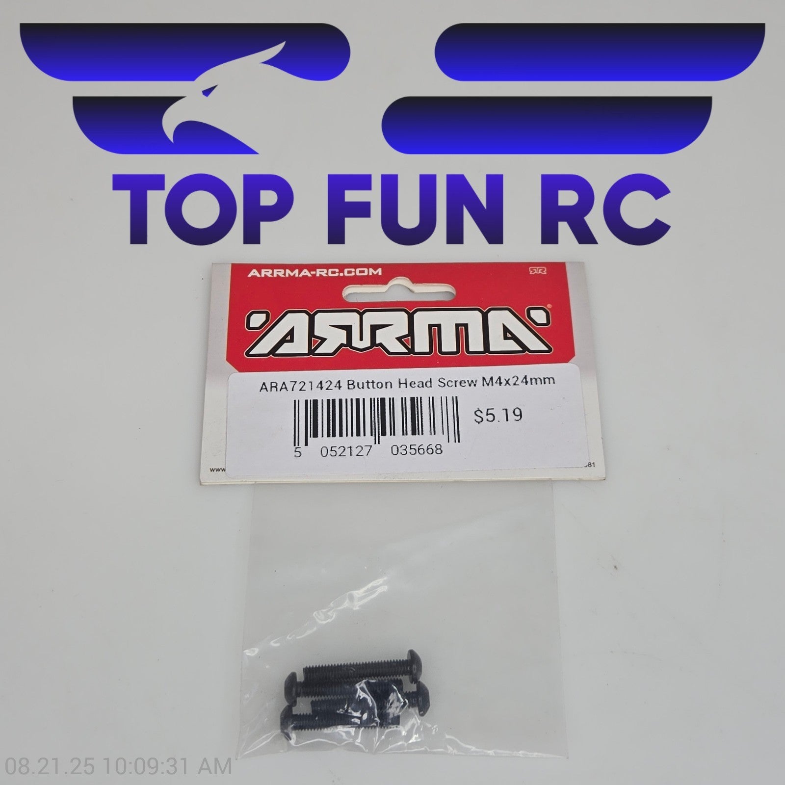 Arrma ARA721424 Button Head Screw M4x24mm
