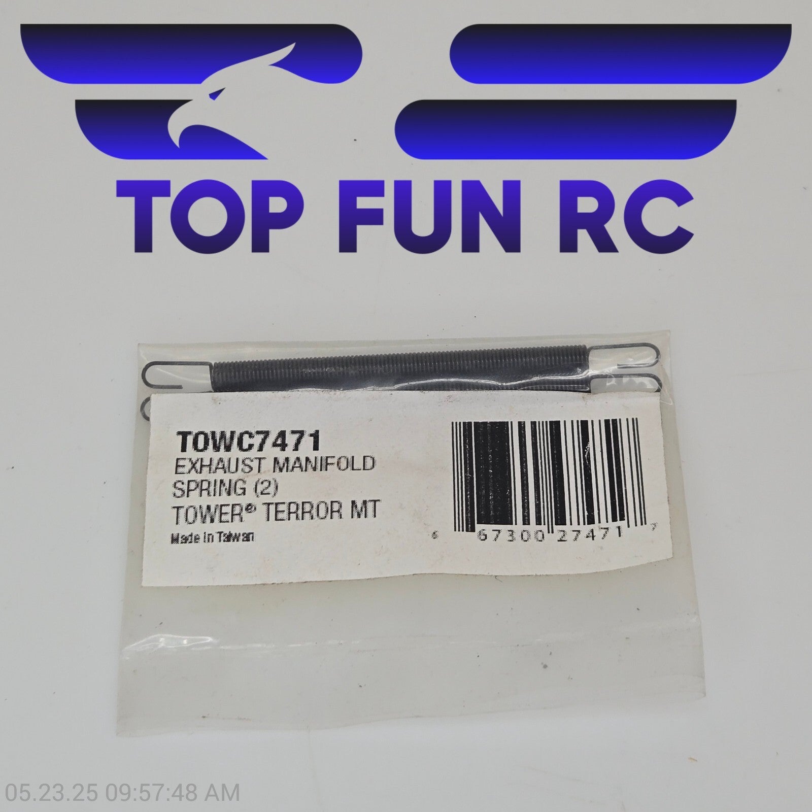 Tower Hobbies TOWC7471 Exhaust Manifold Spring Tower (2) For Terror MT