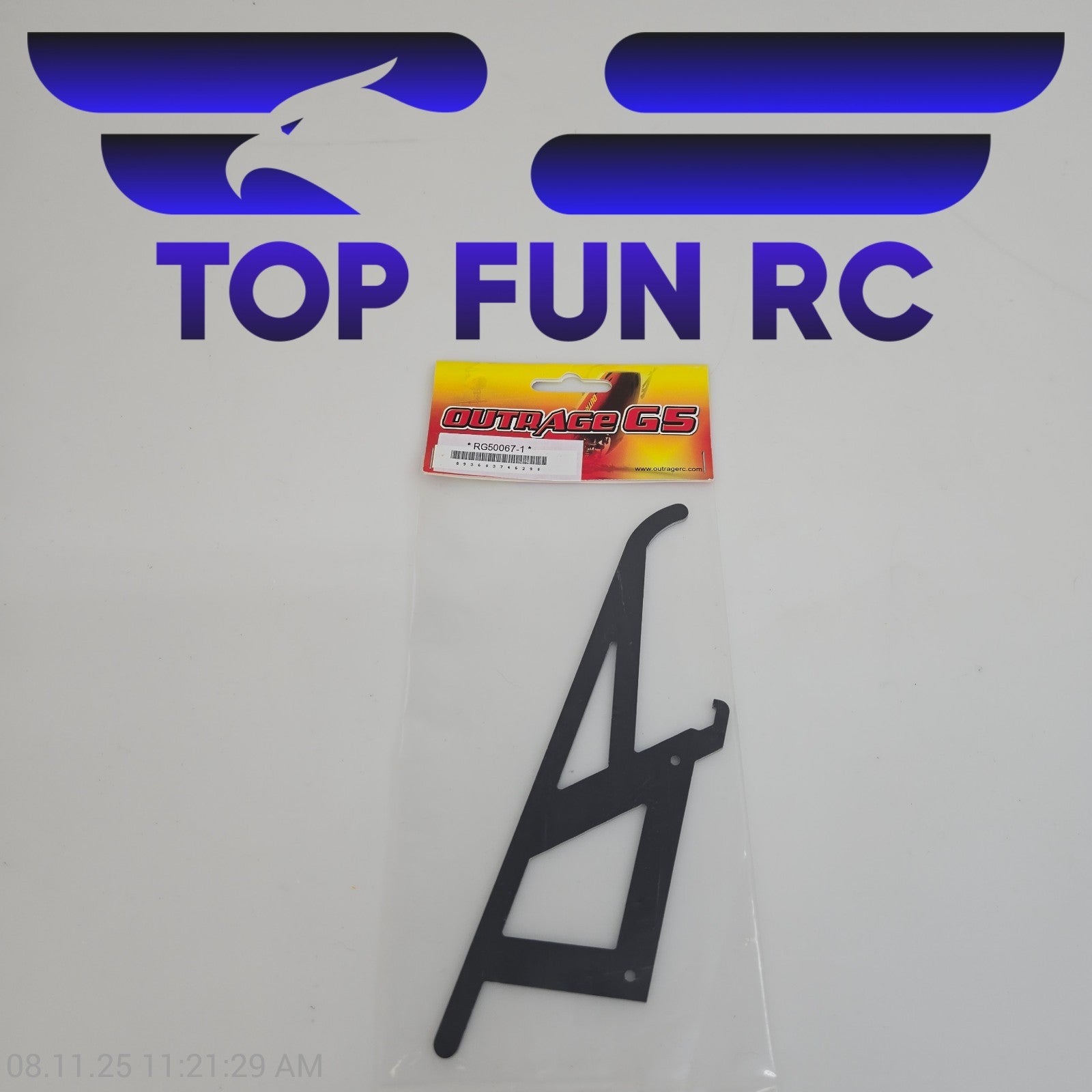 Outrage Helicopters RG50067-1 Vertical Fin For G5 Helicopter