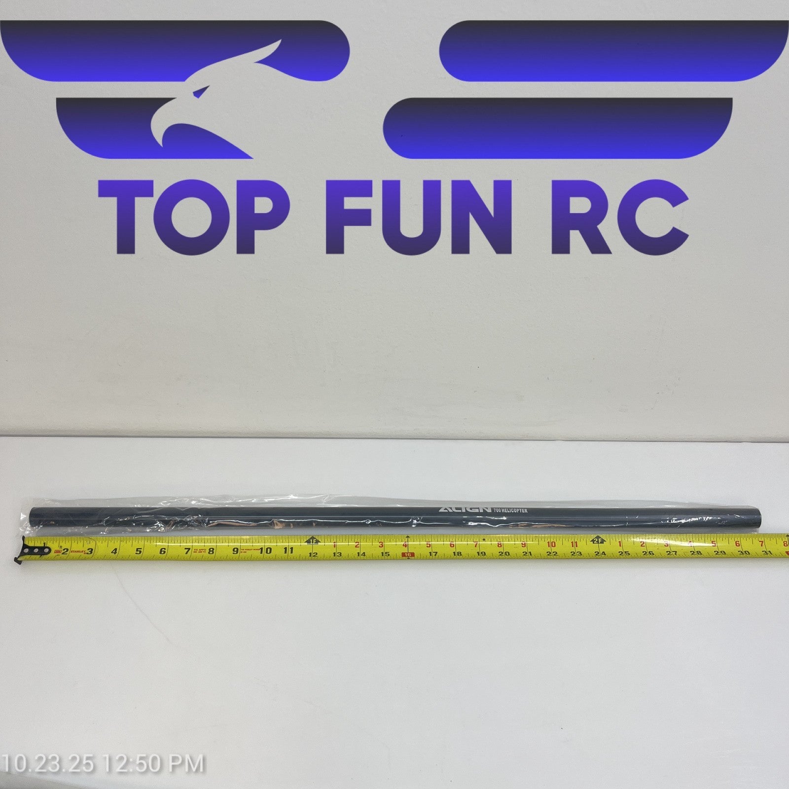 Align HN7047T Aluminum Tail Boom (Black) Open Pack "Missing One Tail Boom"