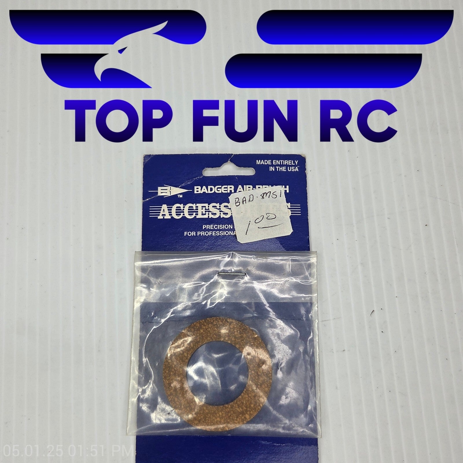 Badger Airbrush Accessories MS-1 Cork Gasket