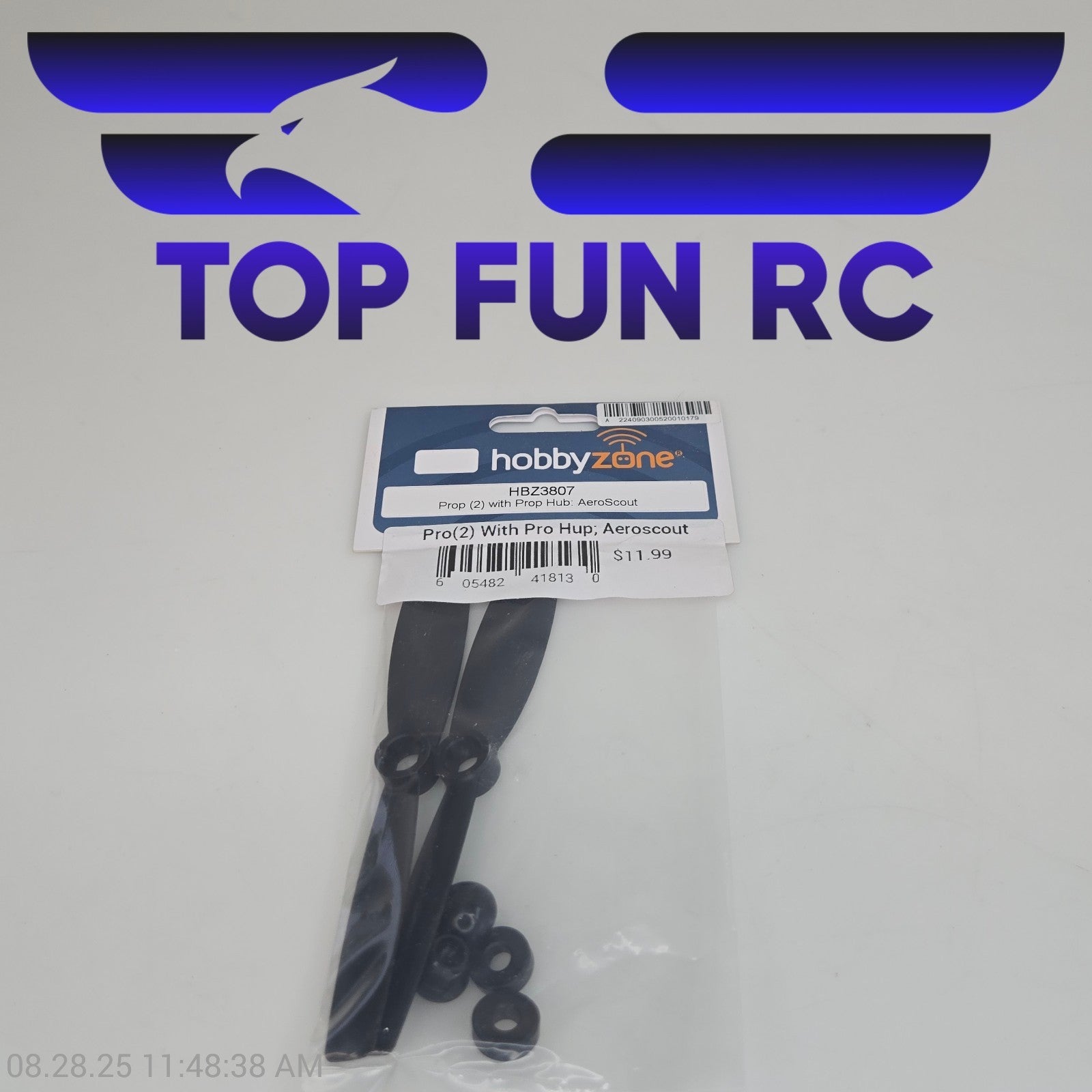 Hobbyzone HBZ3807 Prop (2) w/ Prop Hub For Aeroscout
