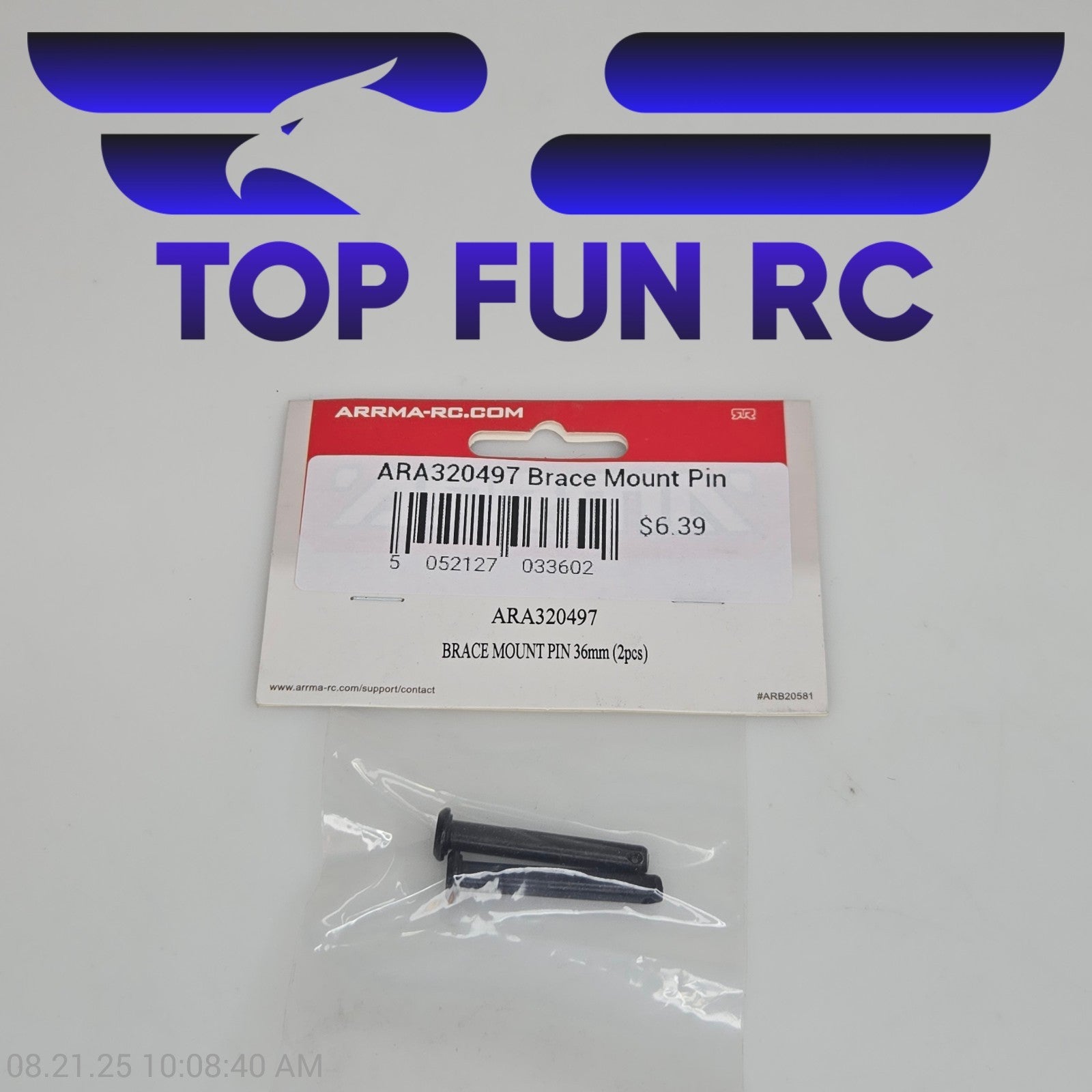 Arrma ARA320497 Brace Mount Pin 36mm (2pcs)