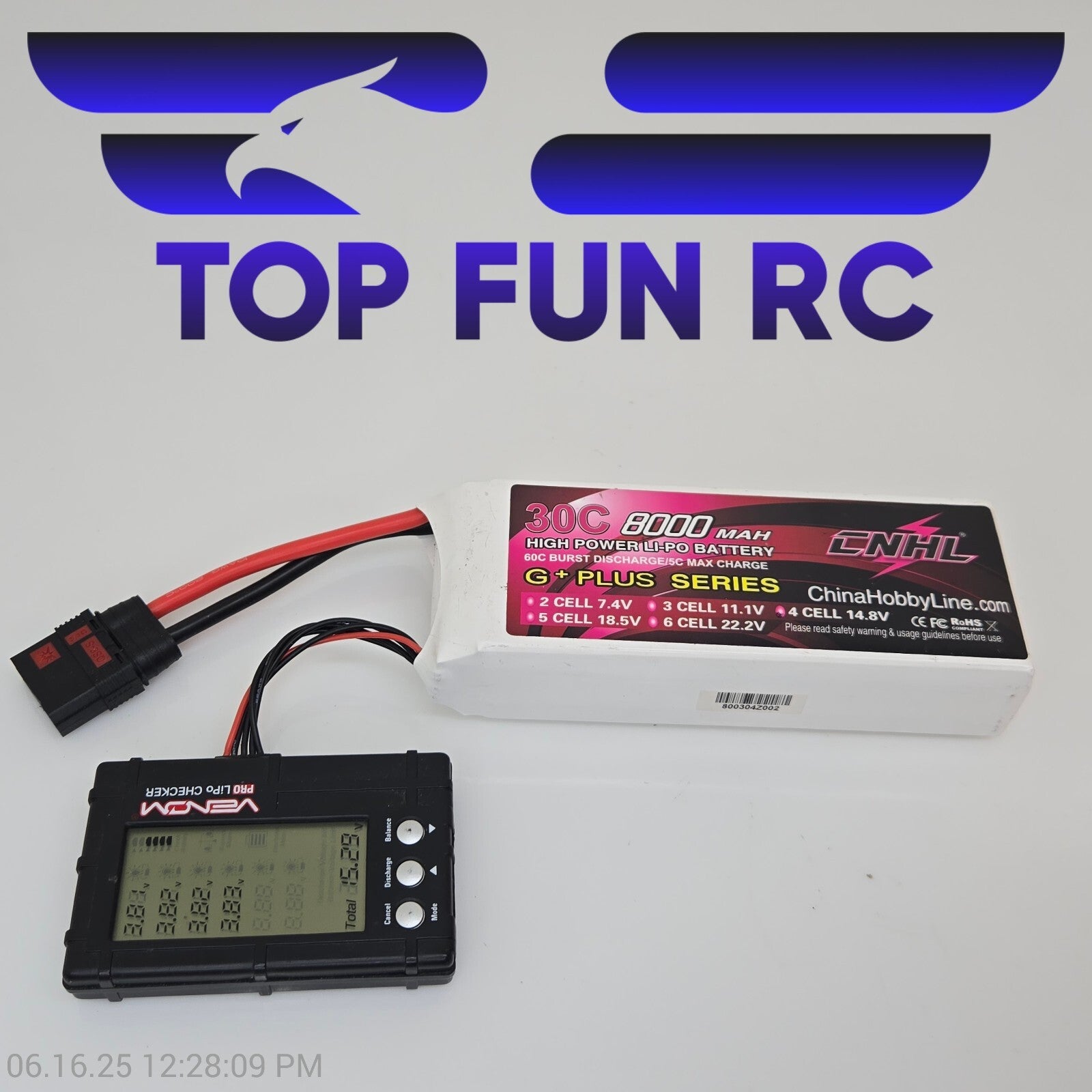 CNHL 8000MAH 3S 11.1V 30C Lipo Battery All Cells Balanced