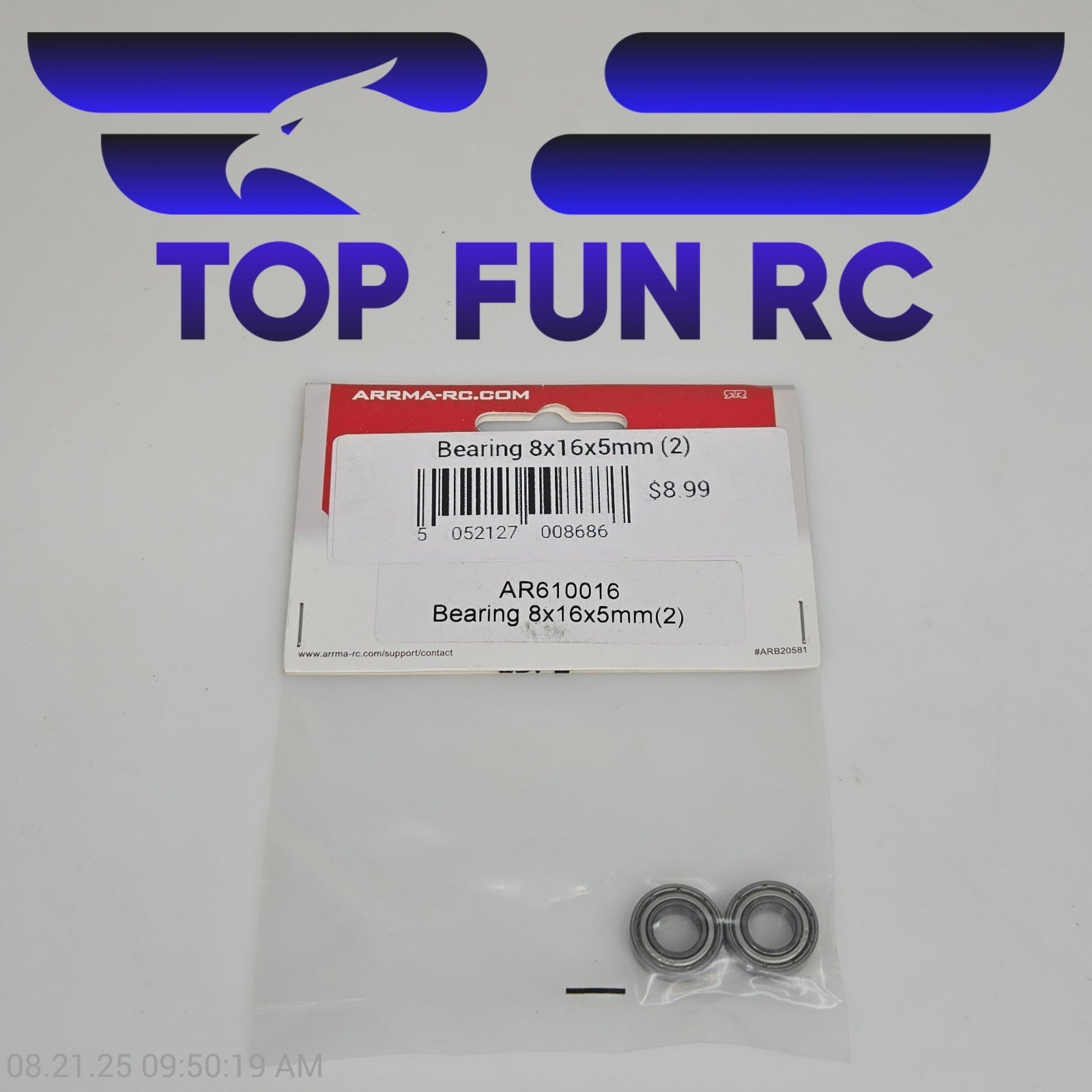 Arrma AR610016 Bearing 8x16x5mm (2)