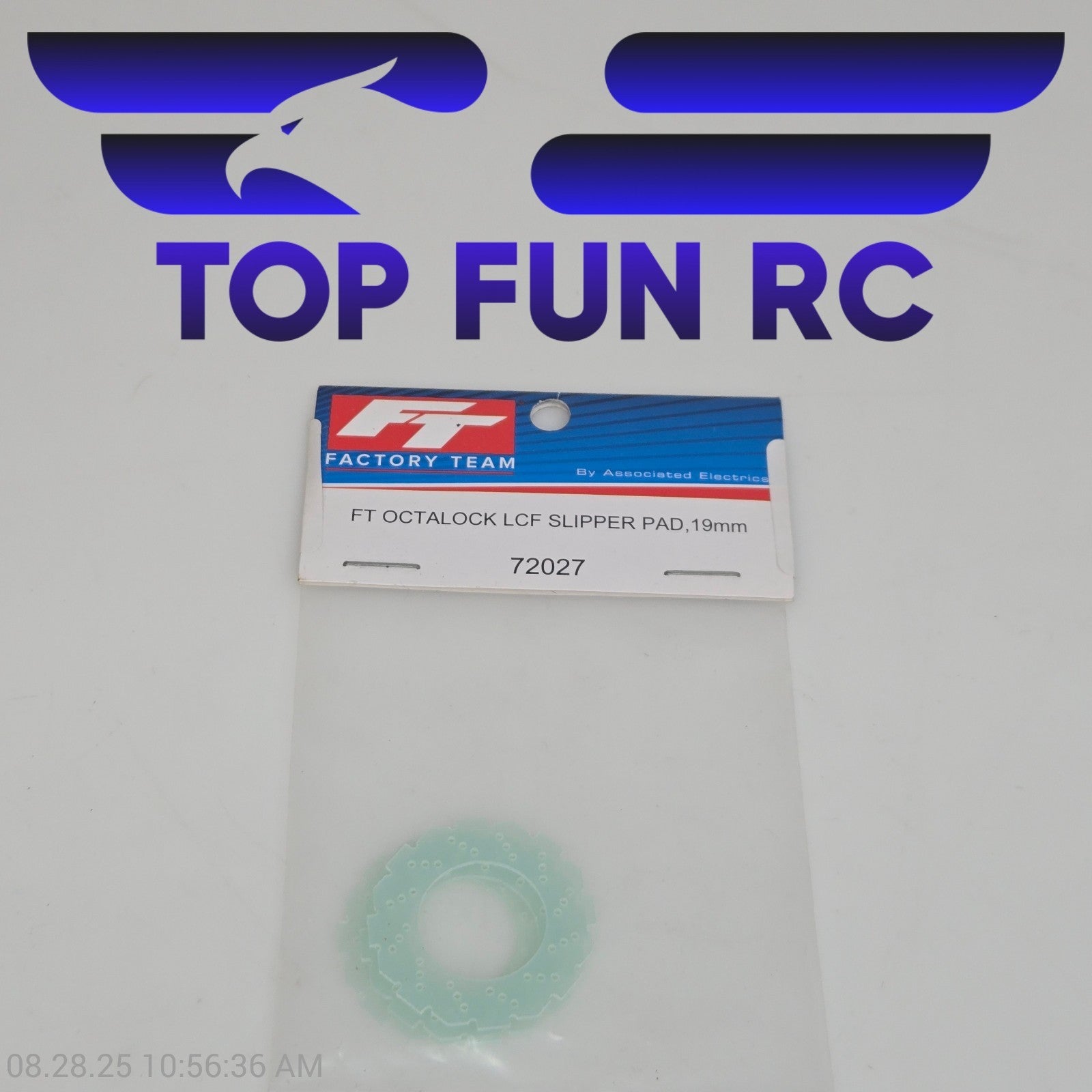 Team Associated 72027 FT Octalock LCF Slipper Pad, 19mm