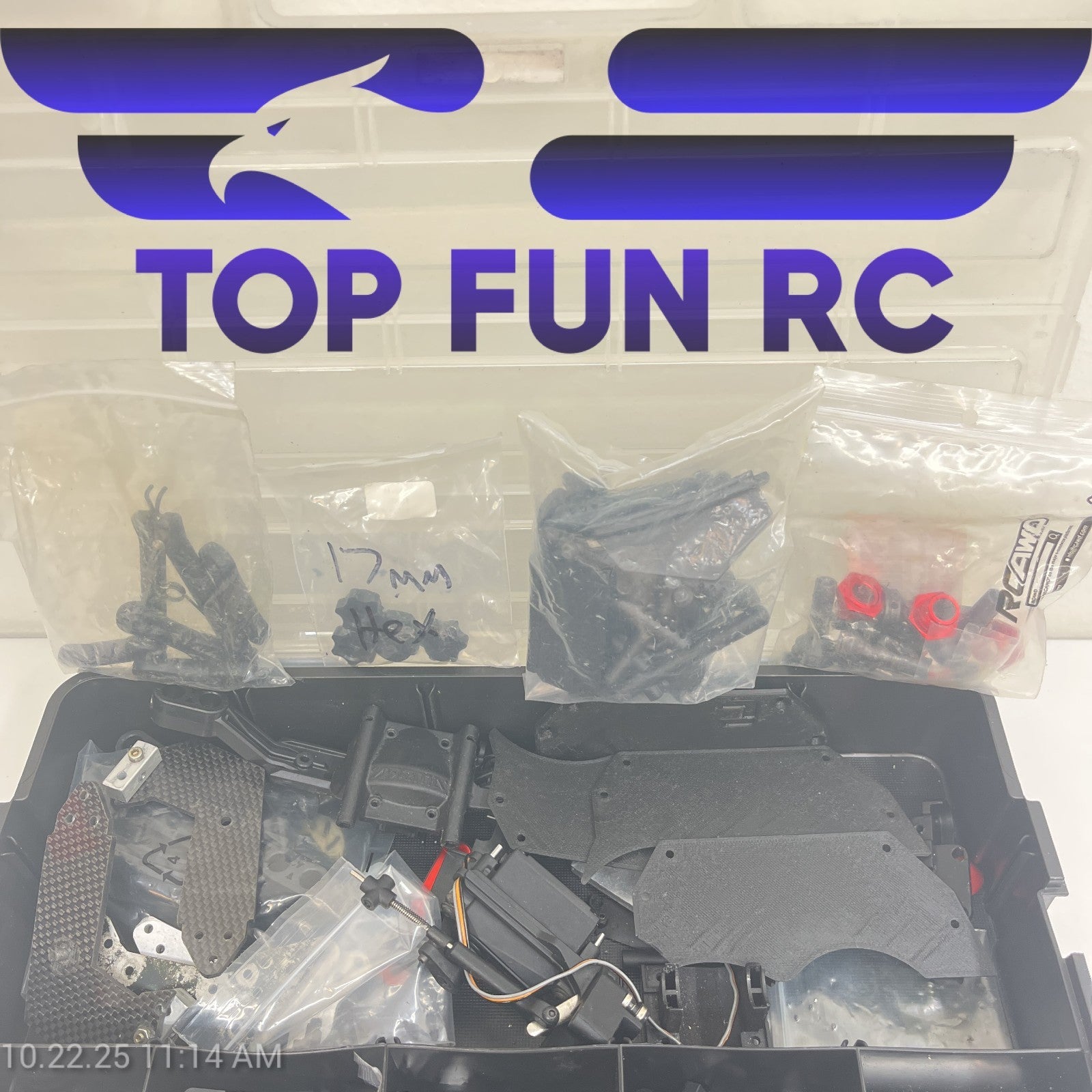 RC Assorted Parts Center Drive Gear & Misc Nylon Parts