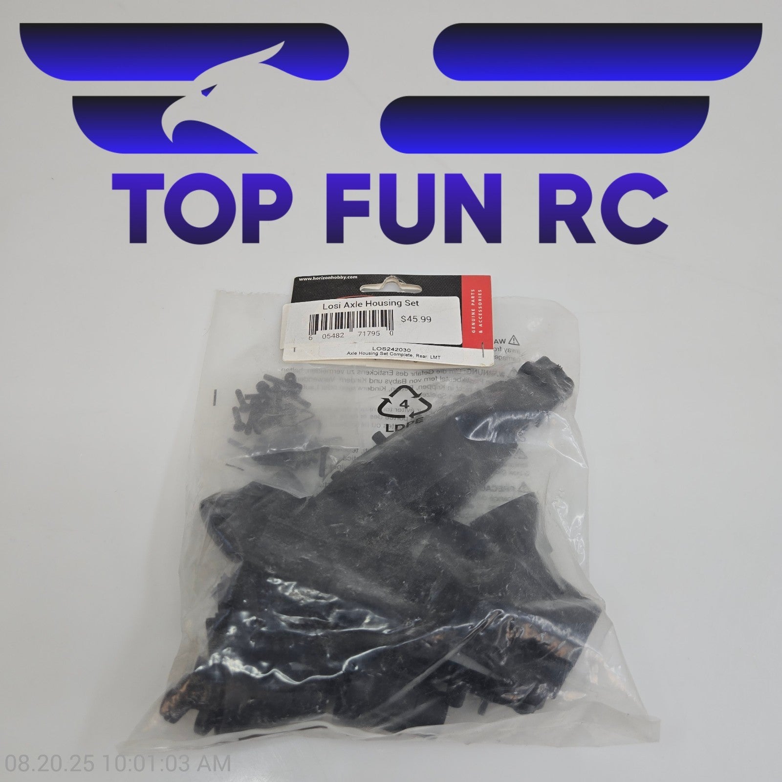 Losi LOS242030 Axle Housing Set Complete, Rear For LMT
