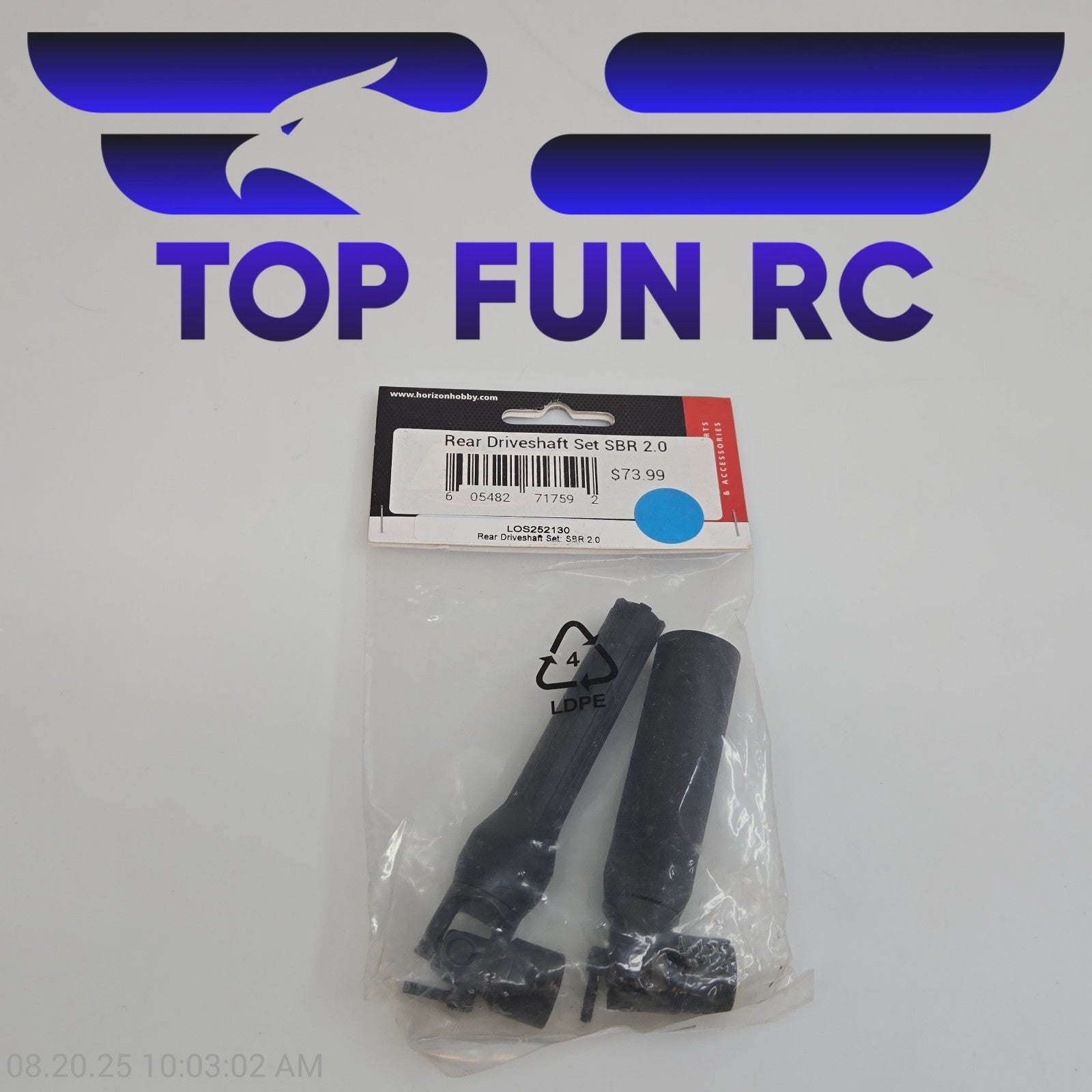 Losi LOS252130 Rear Driveshaft Set For SBR 2.0