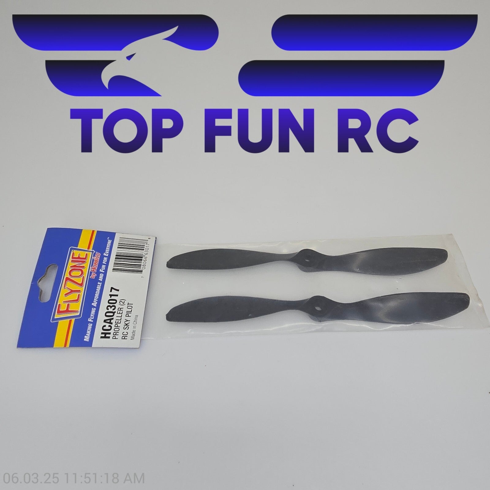 Hobbico Flyzone HCAQ3017 Propeller (2) RC Sky Pilot
