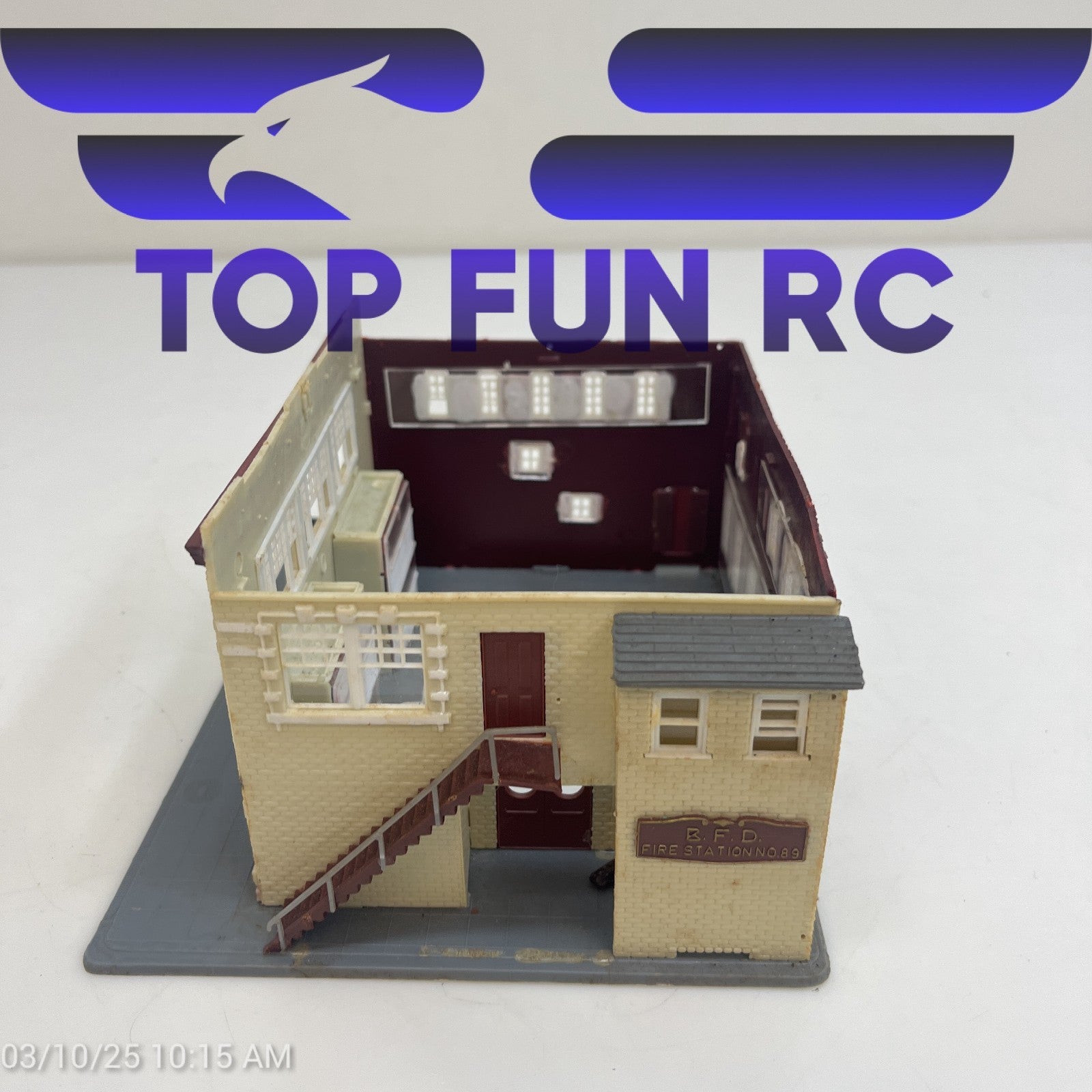 Life-Like HO Scale Building BFD FireHouse