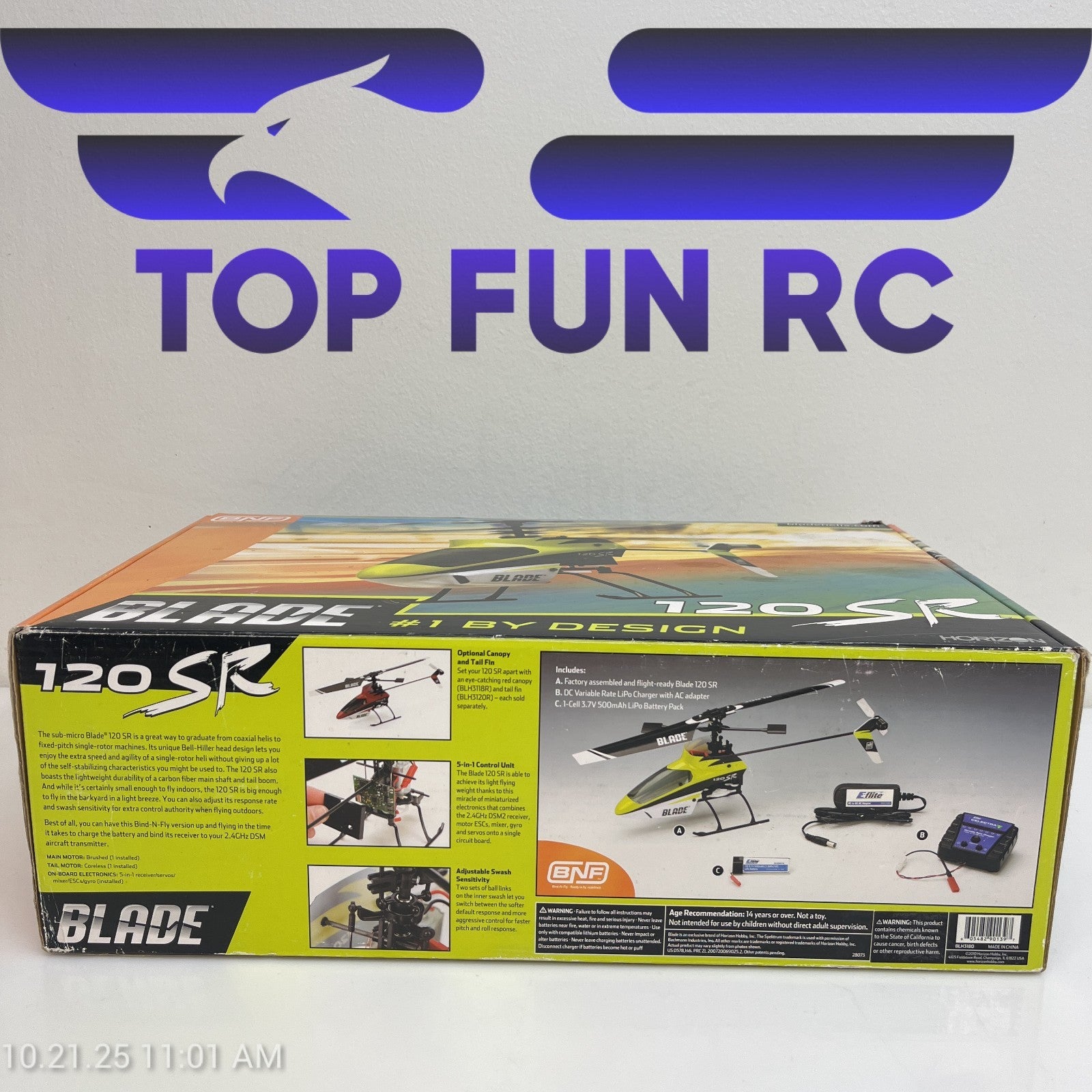 Blade 120SR Helicopter 'Helicopter Only'