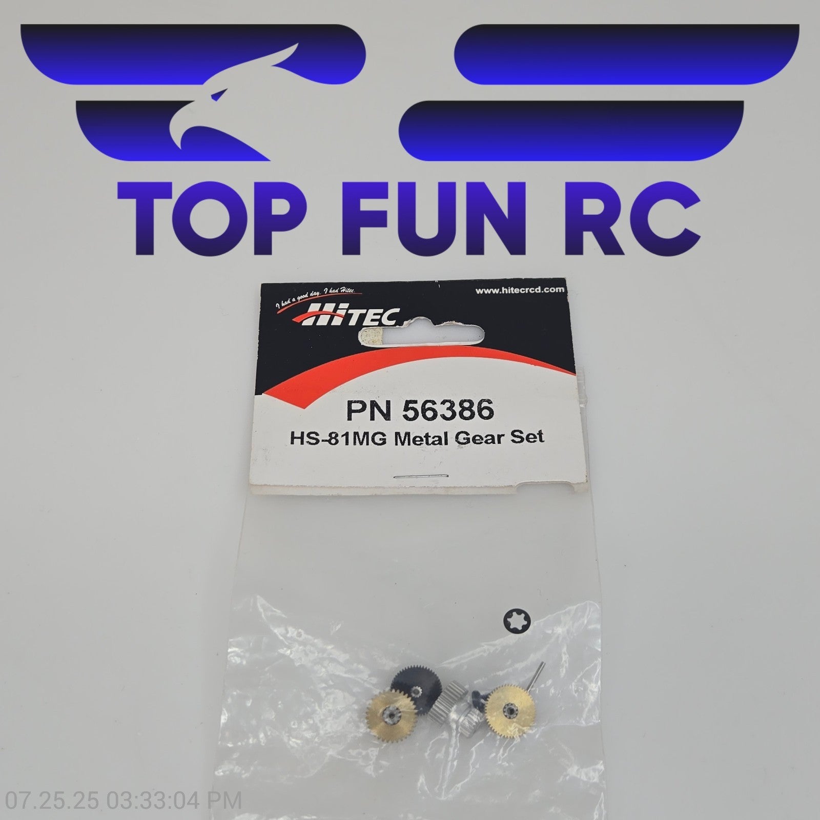 Hitec PN 56386 Metal Gear Set For HS-81MG Servo