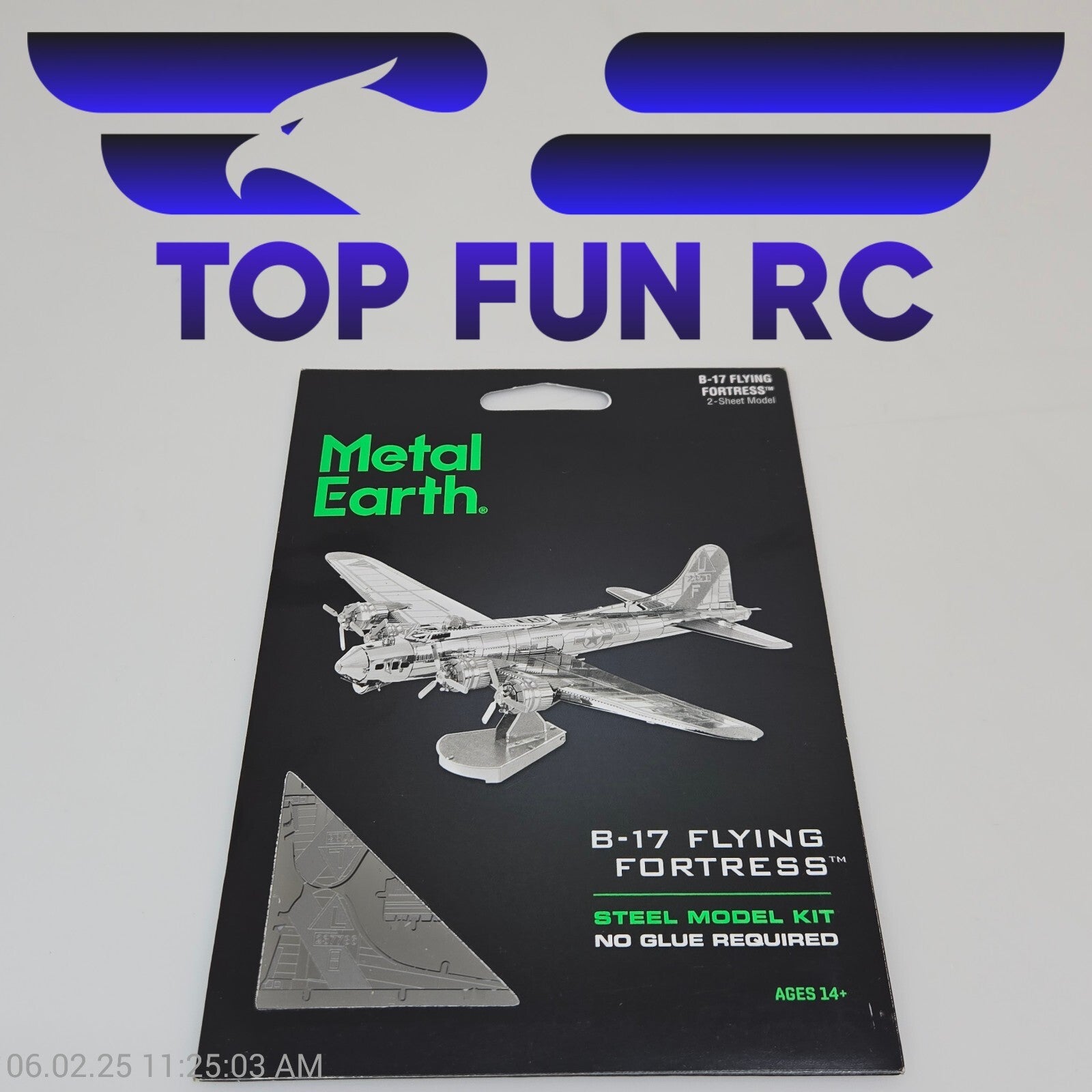 Metal Earth B-17 Flying Fortress Steel Model Kit